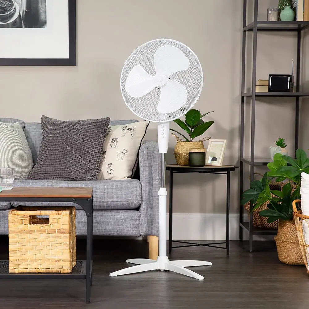 Ventilateur blanc vue 4
