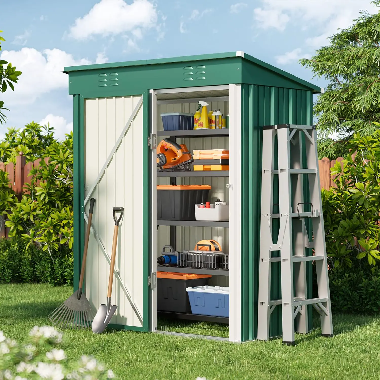Bealife Abri de Jardin en Métal Abri à Outils