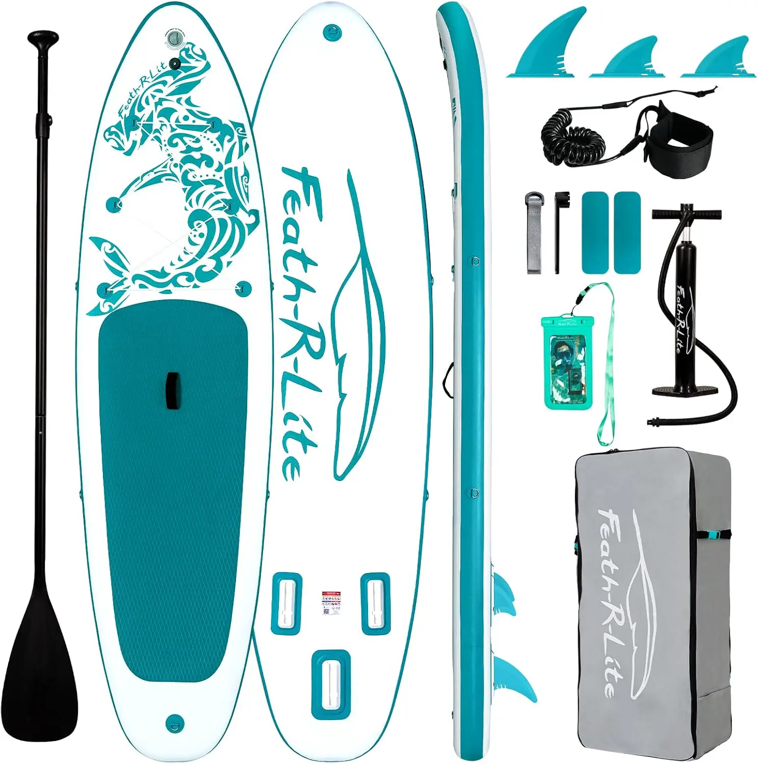 FEATH-R-LITE Stand Up Paddle Board Gonflable pour Adultes Sup avec