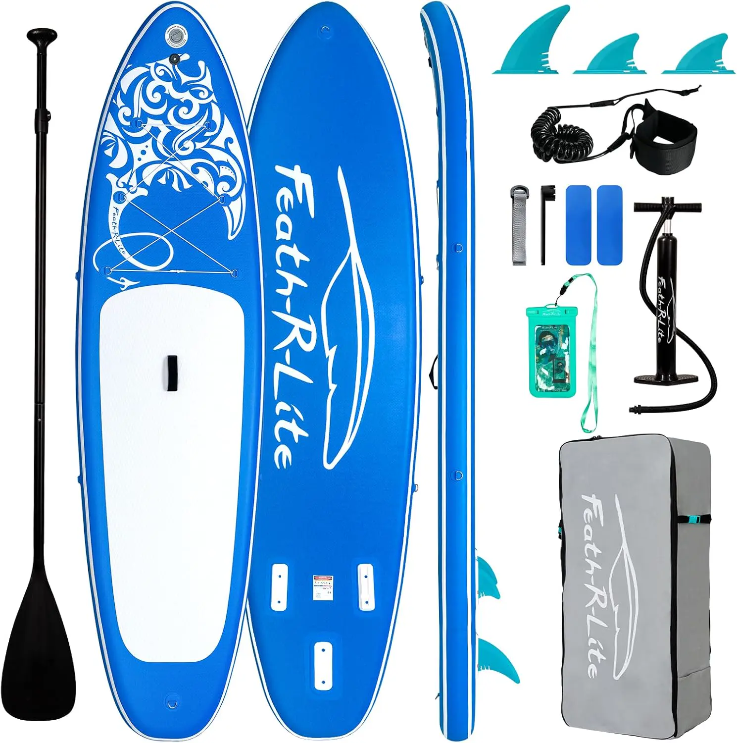 FEATH-R-LITE Stand Up Paddle Board Gonflable pour Adultes Sup avec