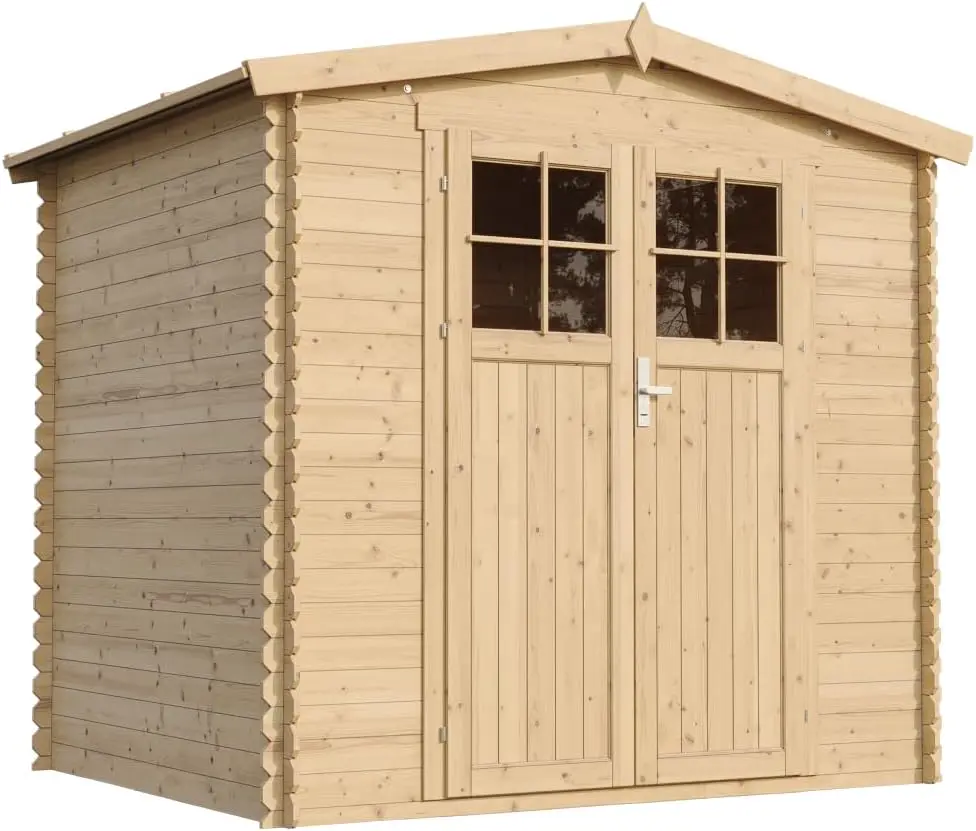 Abri de Jardin en Bois - Porte verrouillable de Haute qualité