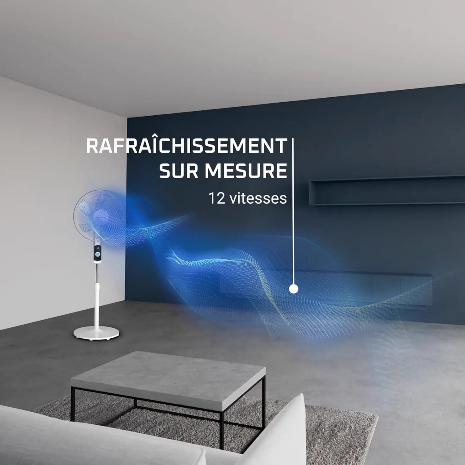 Ventilateur Rowenta Turbo Silence Ventilateur sur Pied vue 4