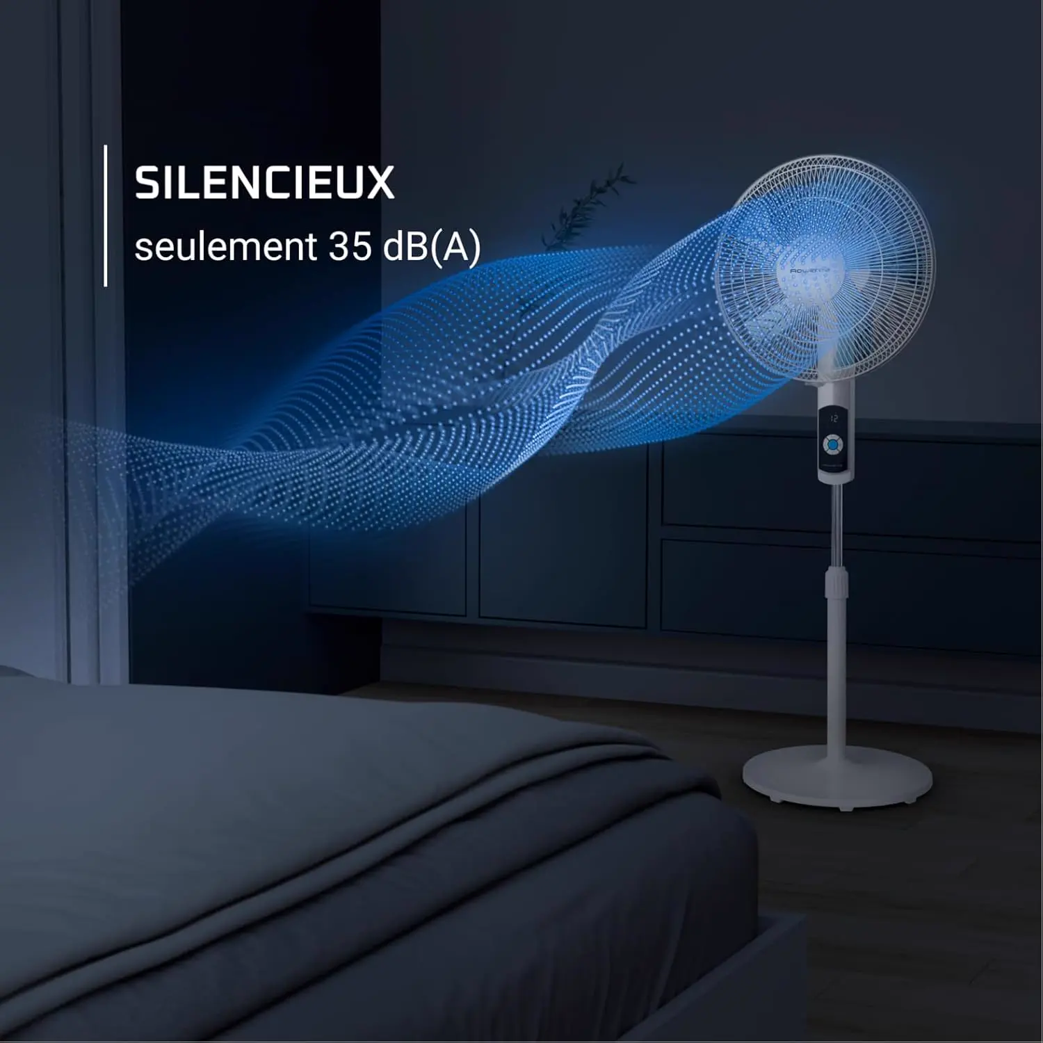 Ventilateur Rowenta Turbo Silence Ventilateur sur Pied vue 7