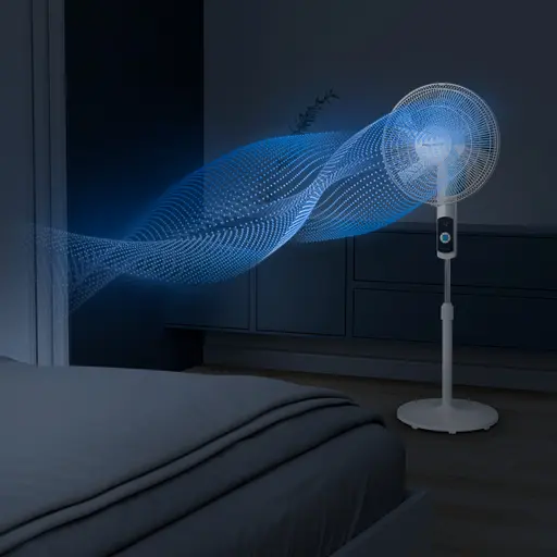 Ventilateur en métal blanc — contenu détaillé 4