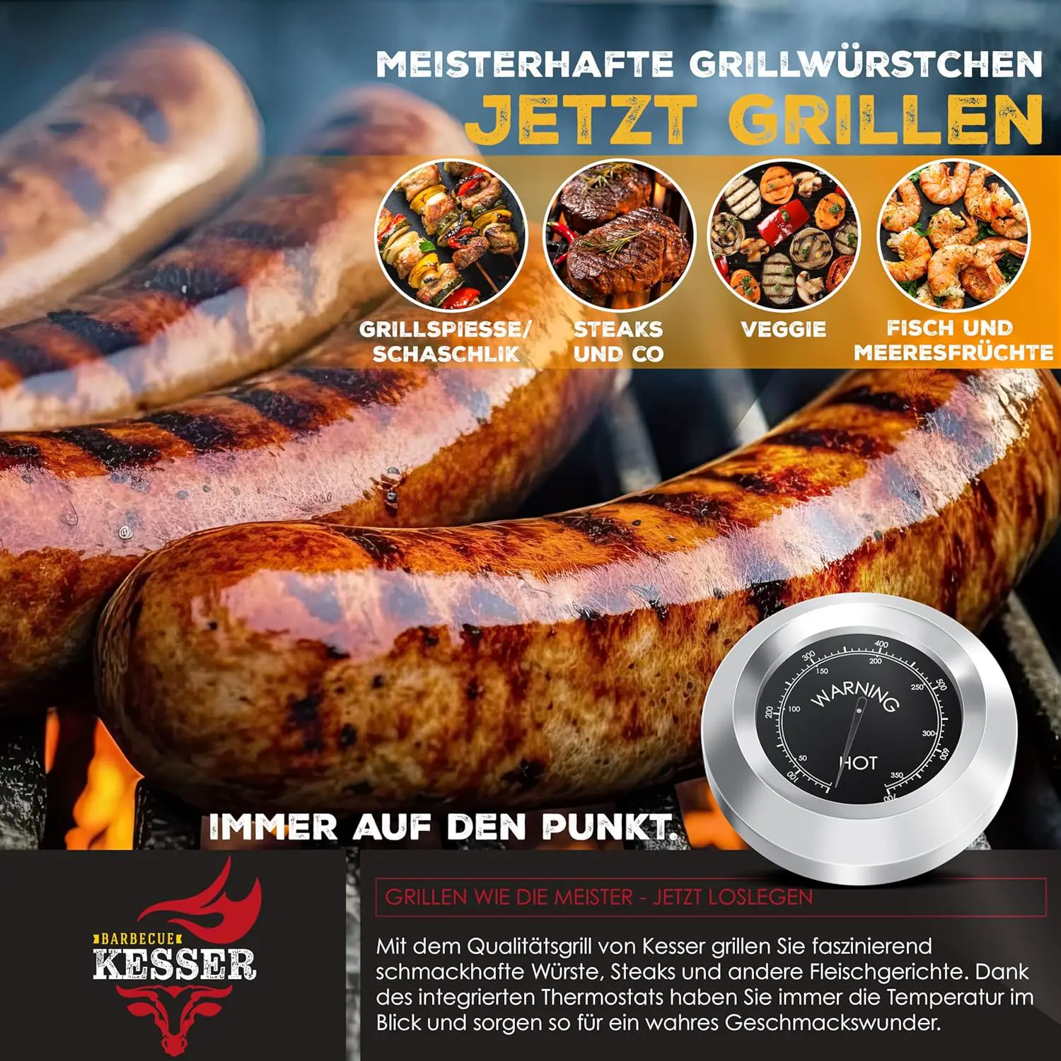 Barbecue weber en acier 45 x 115 vue 6