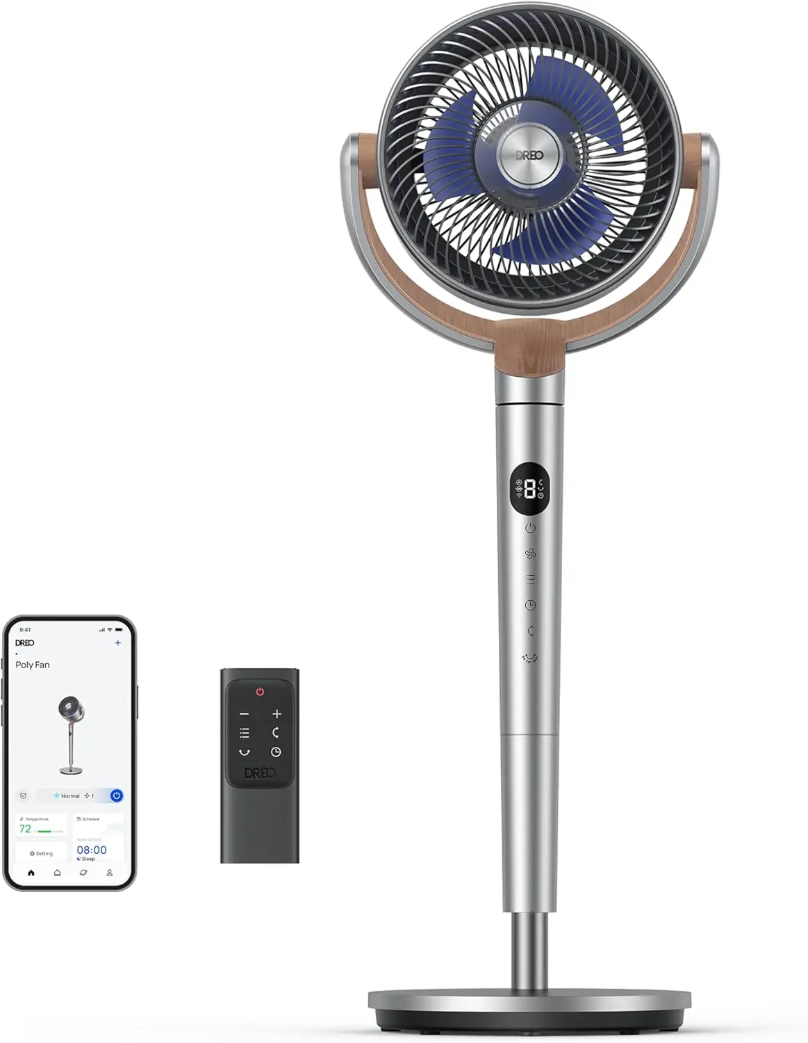 Ventilateur DREO 20 dB Smart Ventilateur Silencieux sur Pied vue 1