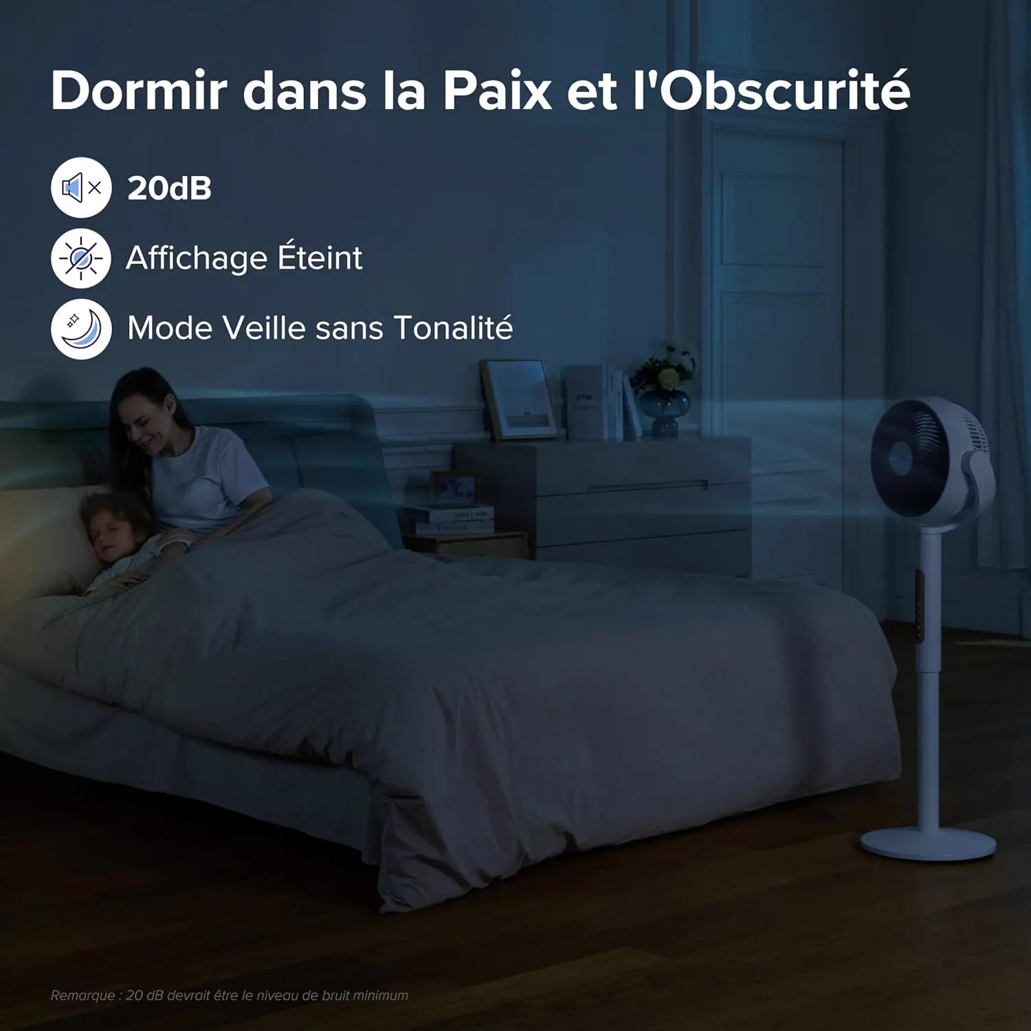 Ventilateur LEVOIT Ventilateur sur Pied 20 dB Silencieux vue 2