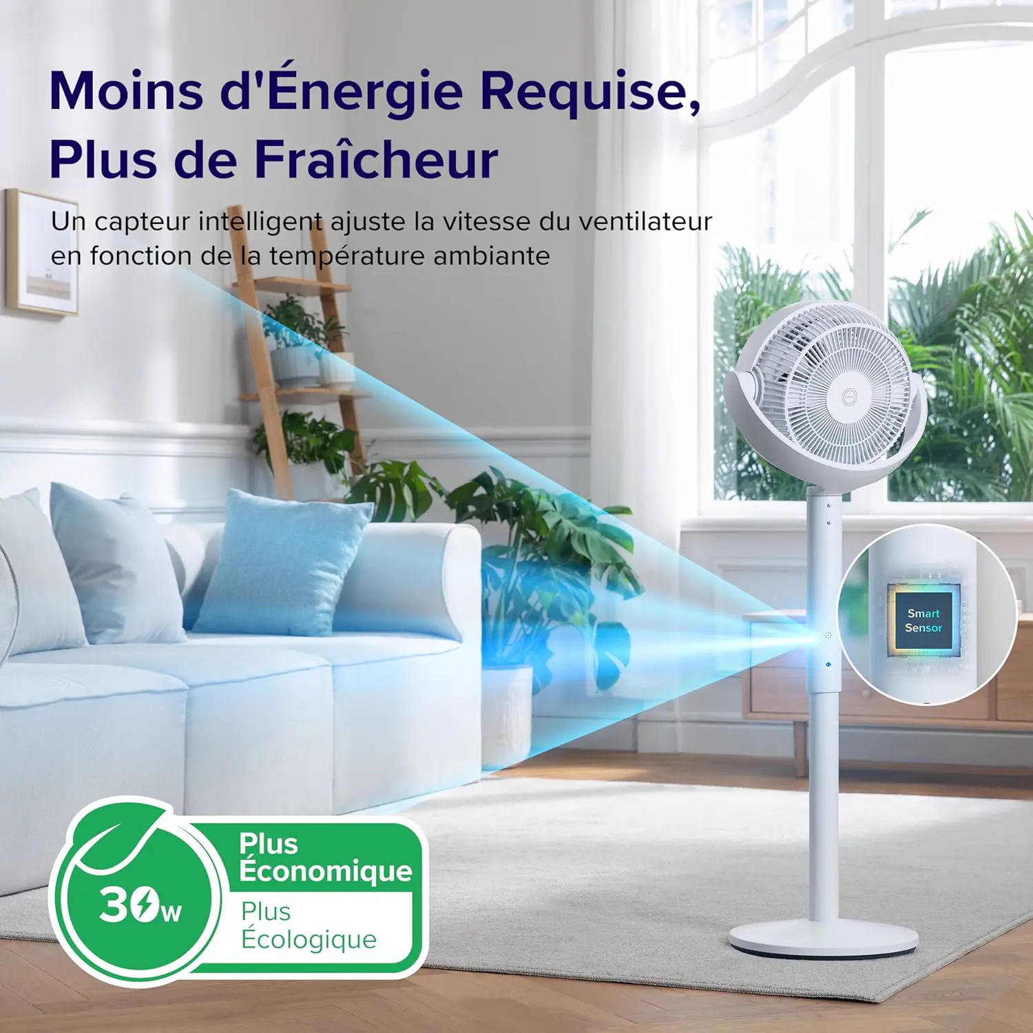 Ventilateur LEVOIT Ventilateur sur Pied 20 dB Silencieux vue 5