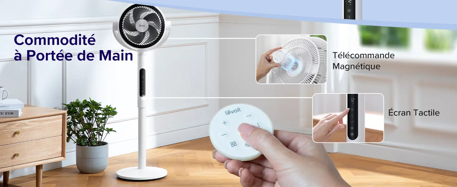 Ventilateur LEVOIT Ventilateur sur Pied 20 dB Silencieux — contenu détaillé 7