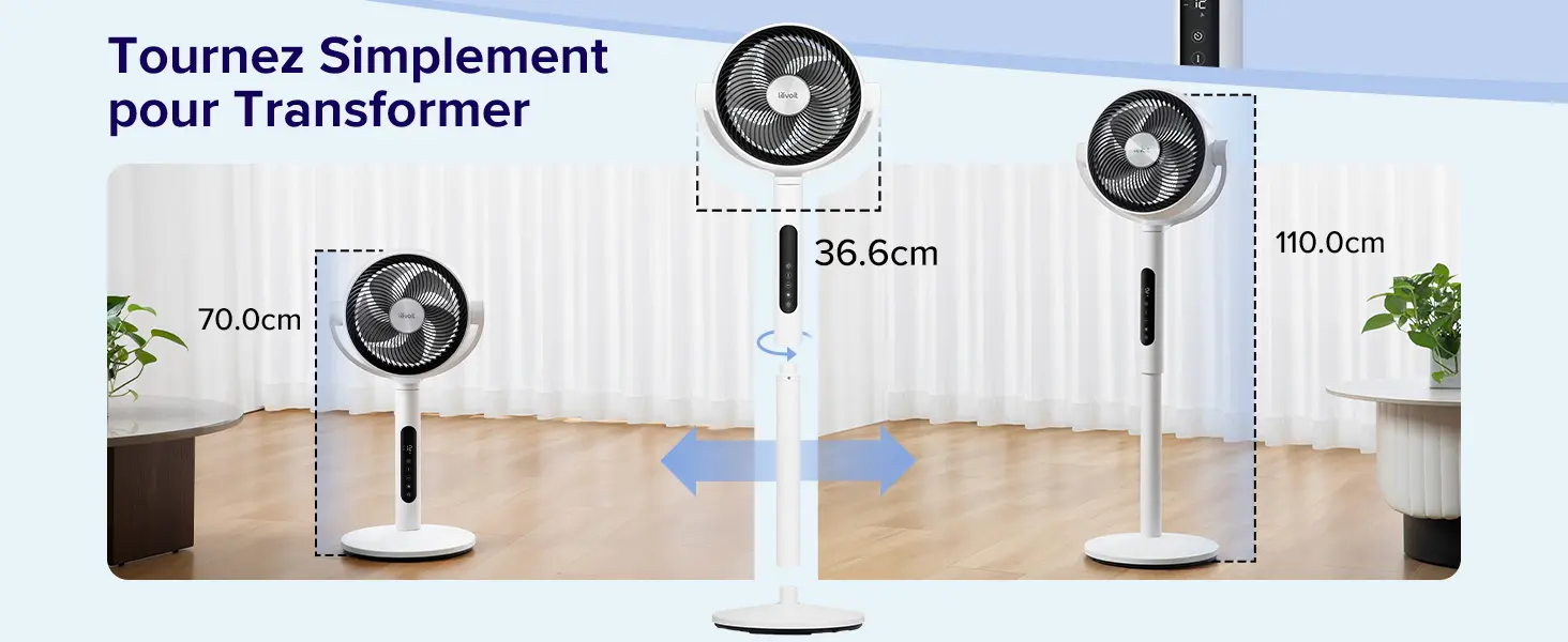 Ventilateur LEVOIT Ventilateur sur Pied 20 dB Silencieux — contenu détaillé 8