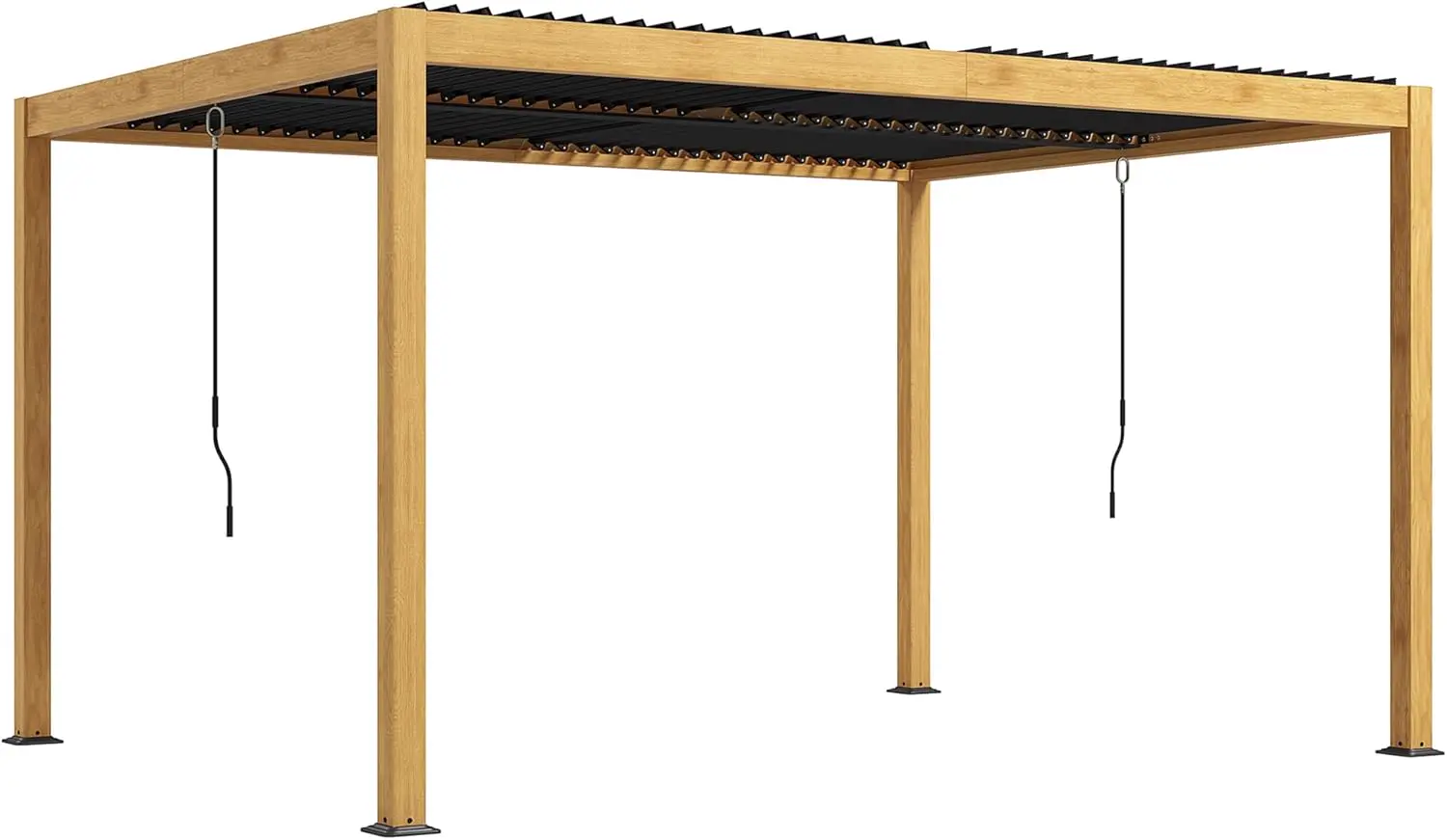 Outsunny Pergola bioclimatique en Aluminium 3 x 4 m pergola Jardin