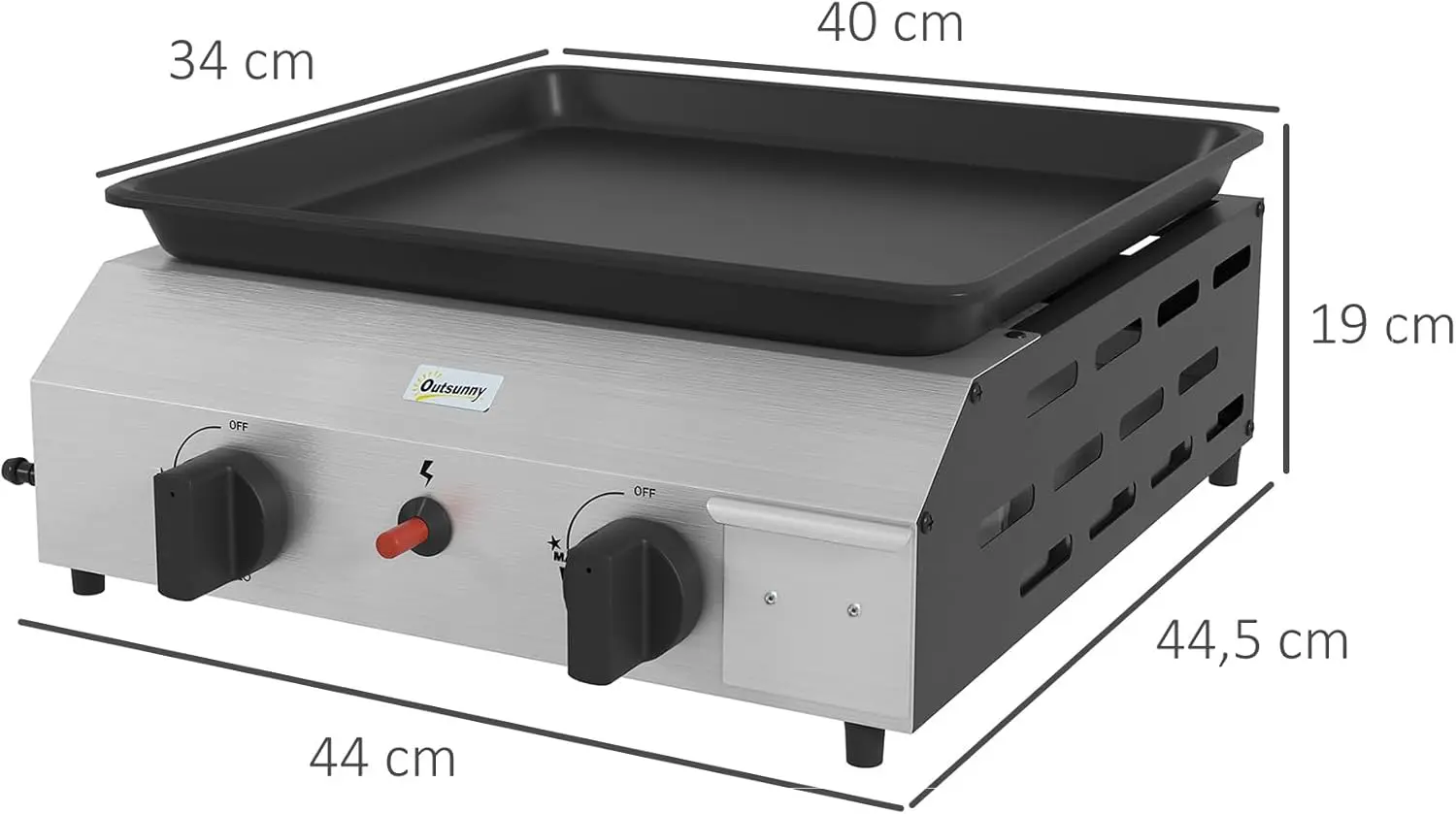 Plancha en acier vue 7