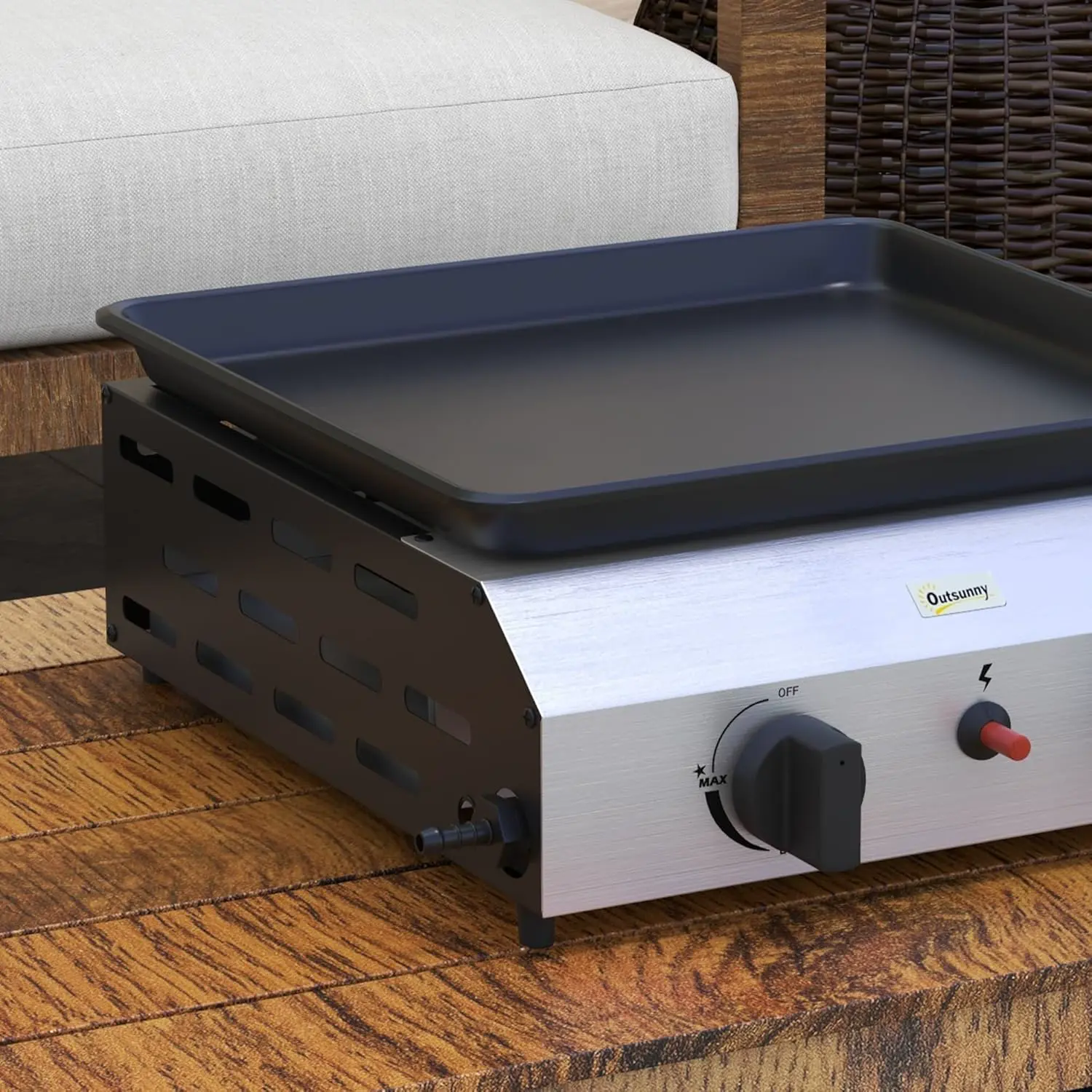 Plancha en acier vue 9
