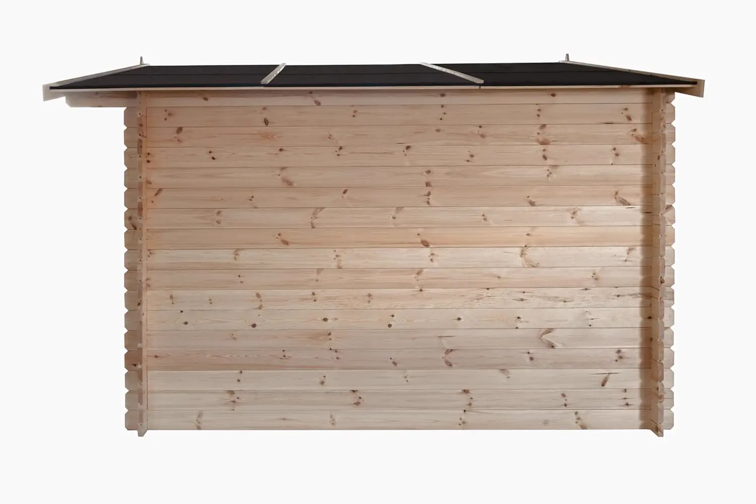 Abri de jardin en bois en bois noir 9,9m² vue 3
