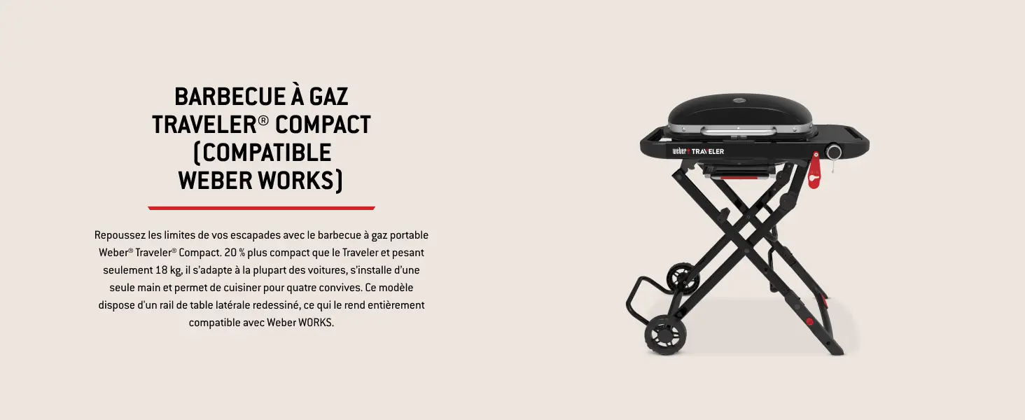 Barbecue weber 4 places en acier noir 52 x 36 cm — contenu détaillé 5