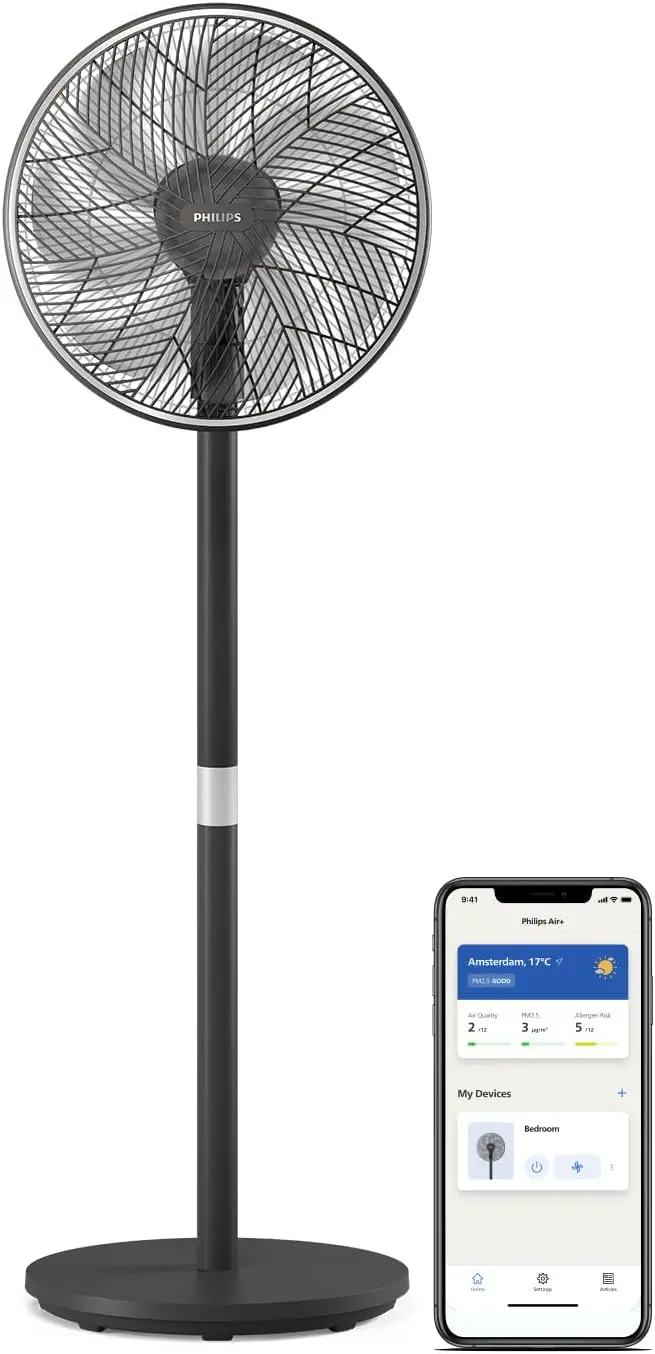 Philips Ventilateur sur pied Série 3000. Puissant