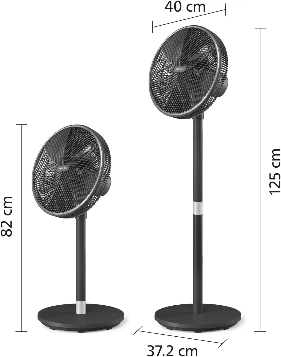 Ventilateur Philips Ventilateur sur pied Série 3000. Puissant vue 3