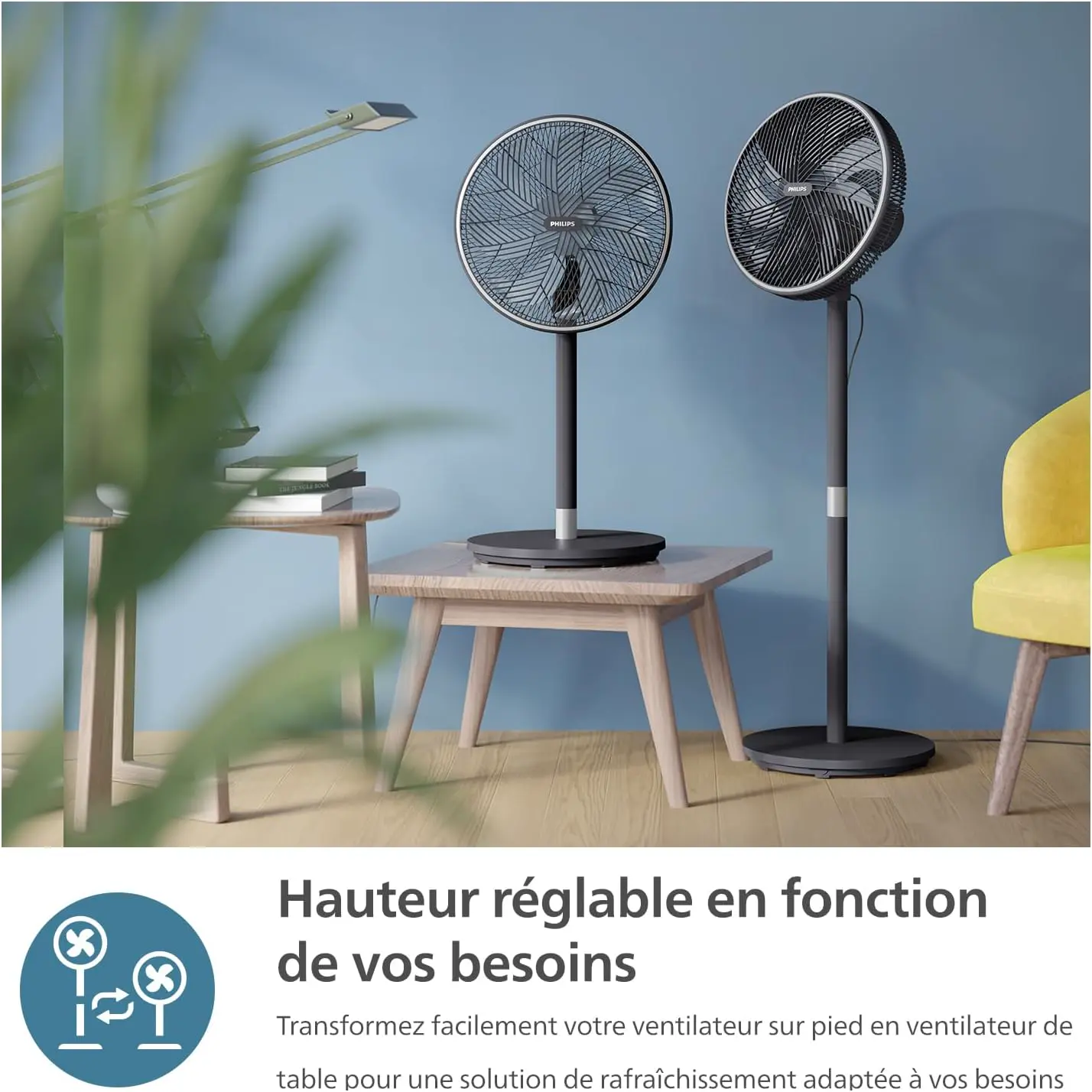 Ventilateur Philips Ventilateur sur pied Série 3000. Puissant vue 10