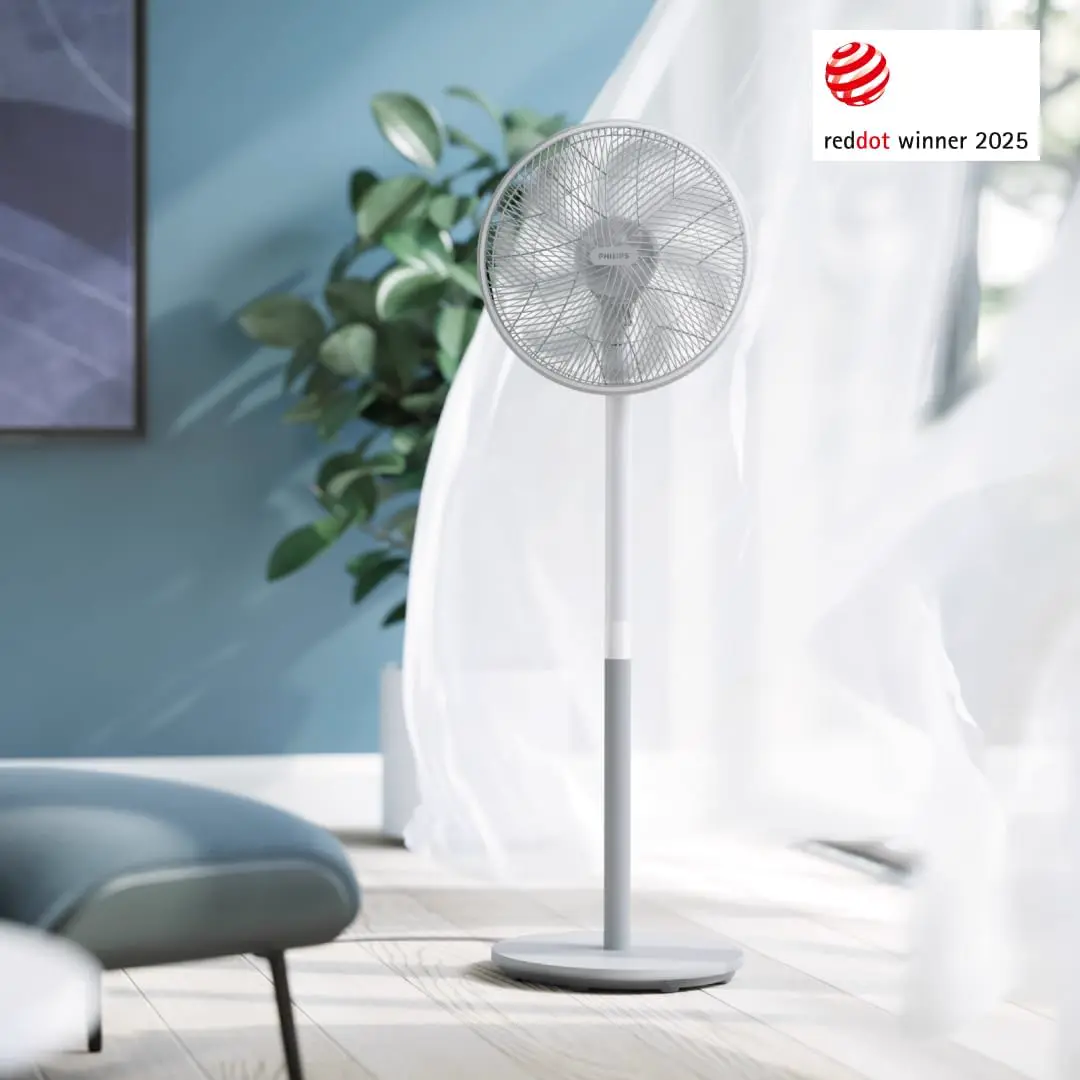 Philips Ventilateur sur Pied Série 2000. Puissant & Silencieux avec