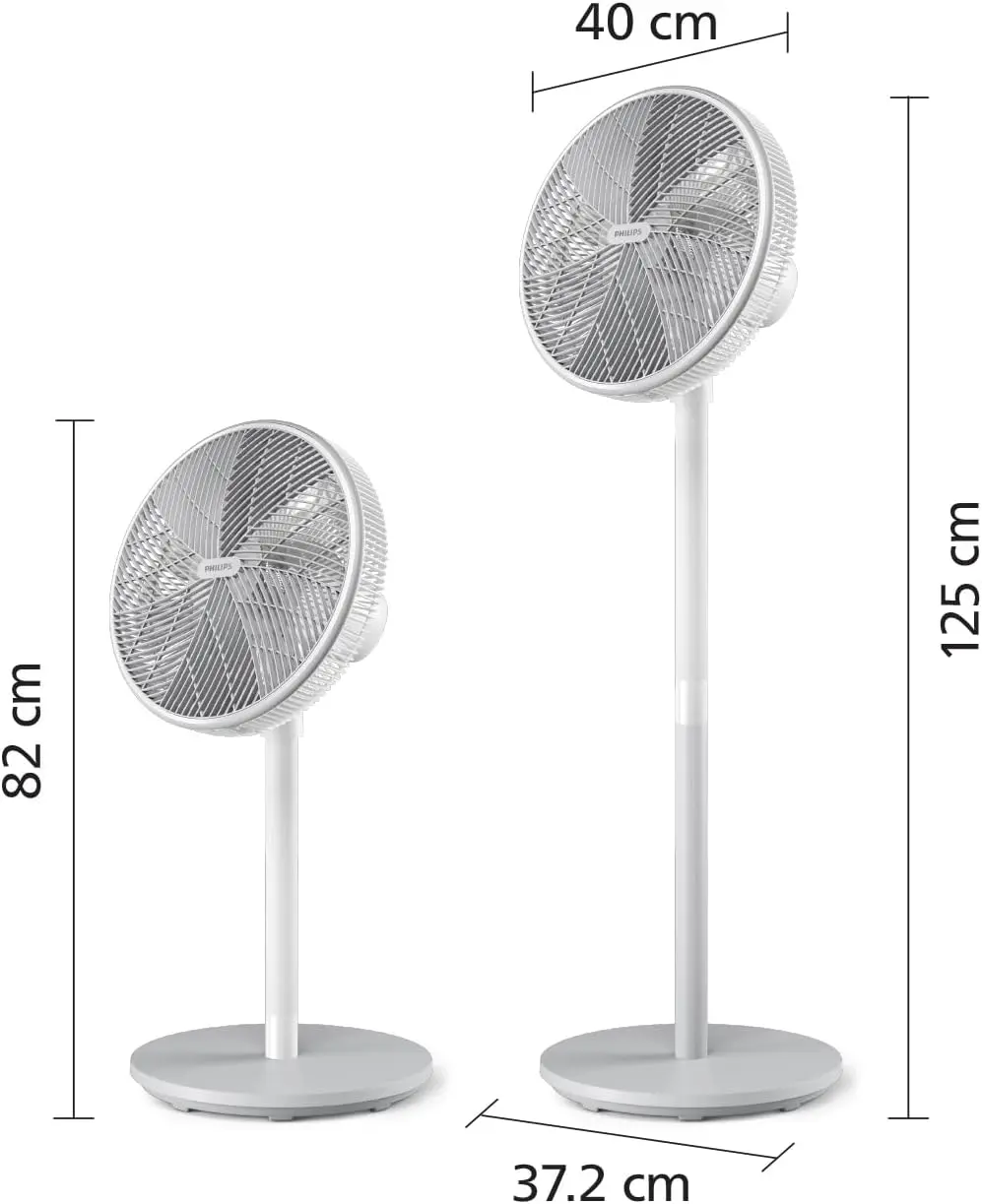 Ventilateur blanc vue 9