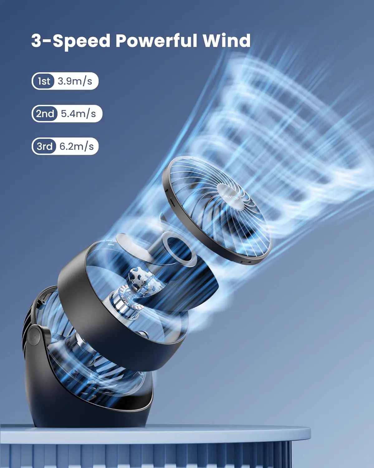Ventilateur 14,2 x 14,4 cm vue 5