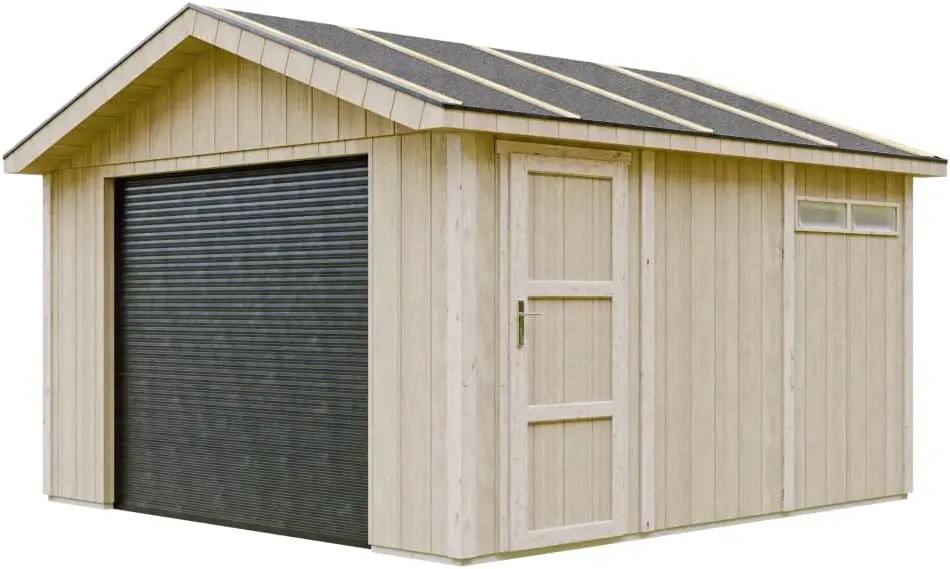 Garage de Jardin Bois Naturel