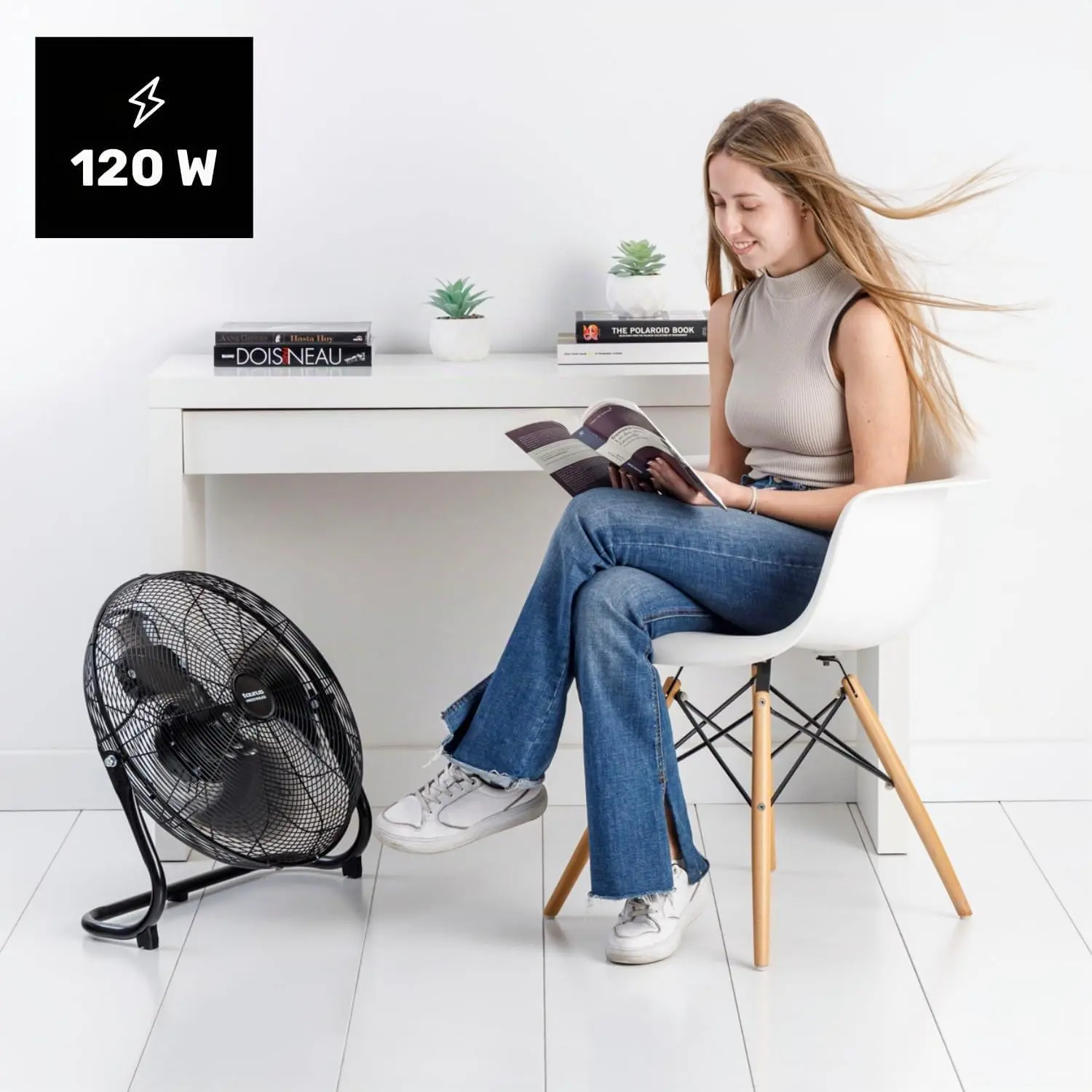 Ventilateur en aluminium vue 2
