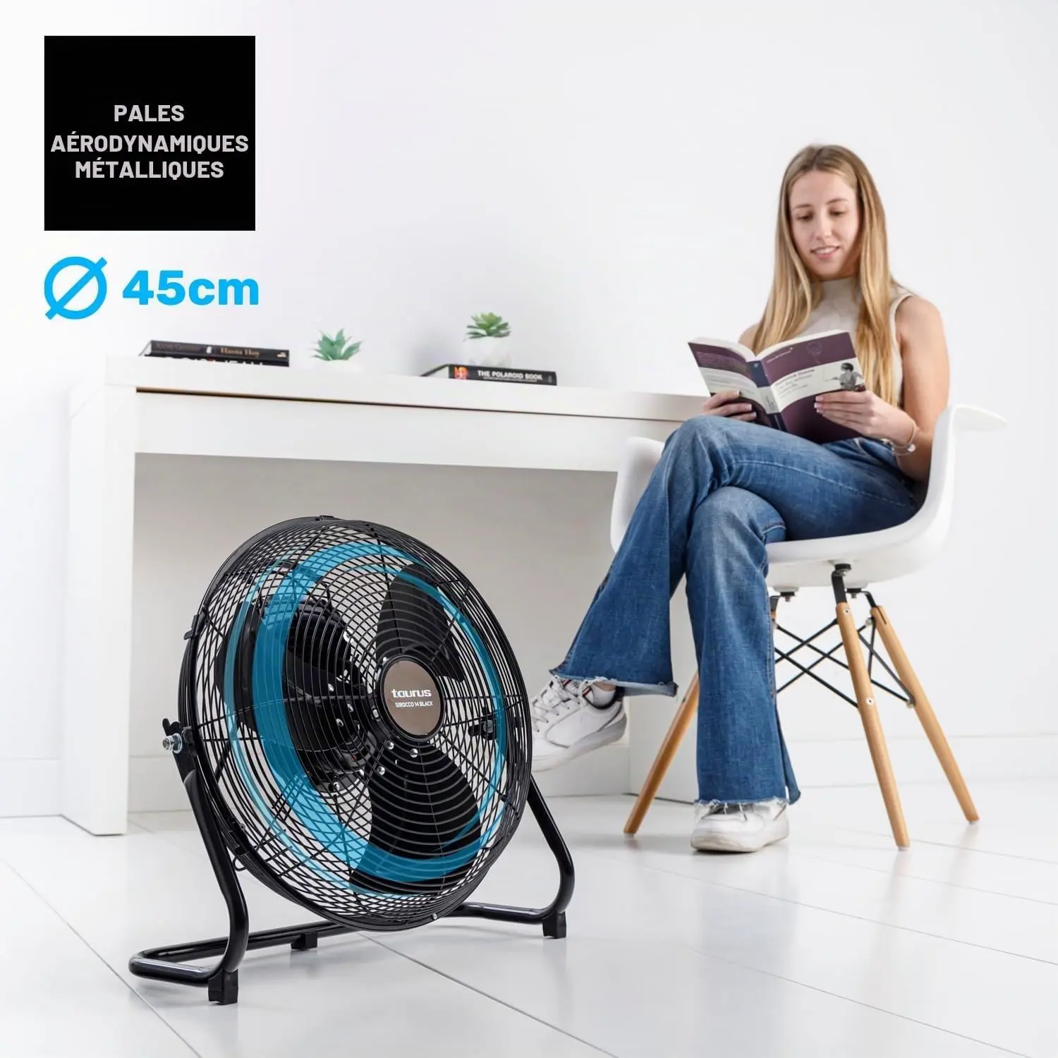Ventilateur en aluminium vue 4