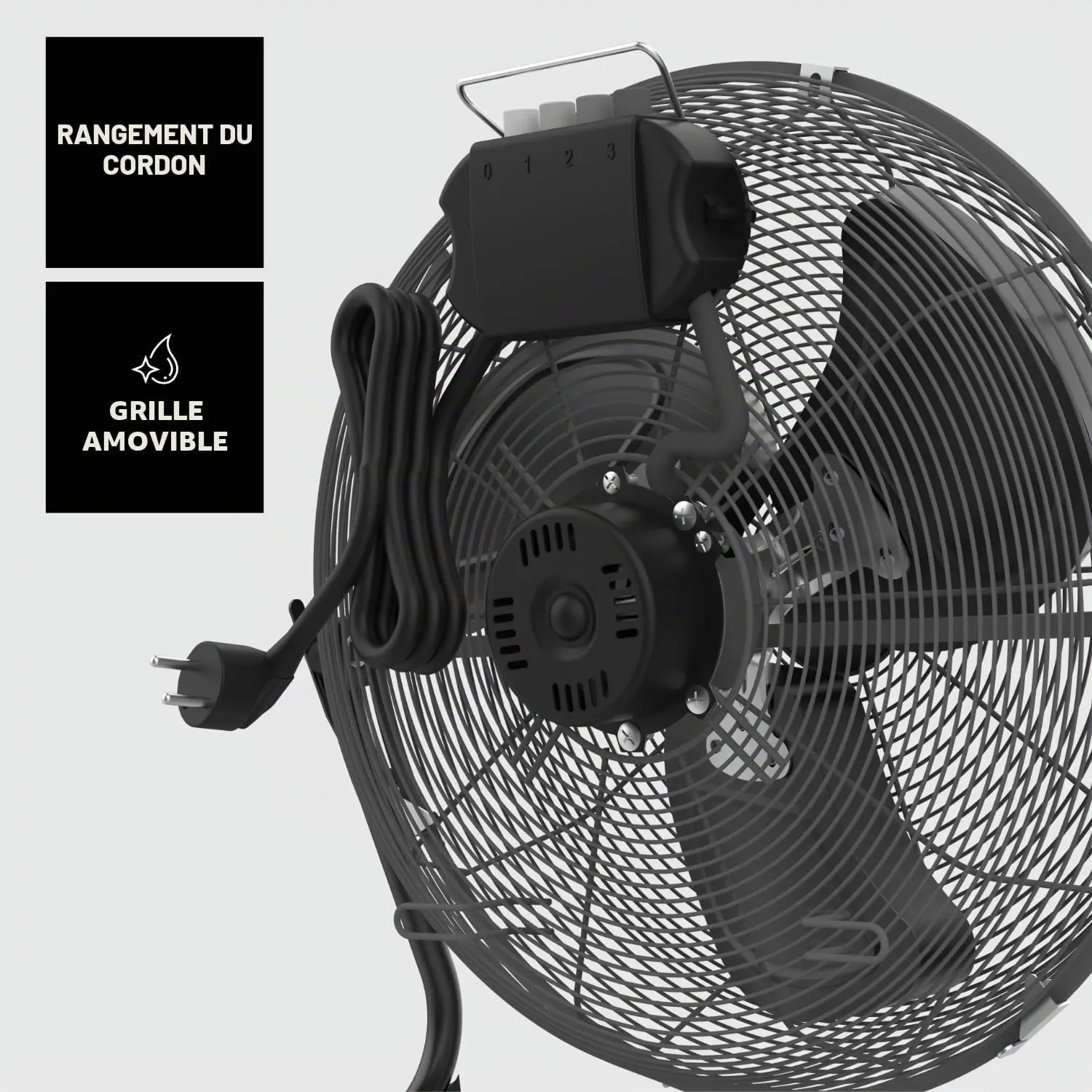Ventilateur en aluminium vue 7
