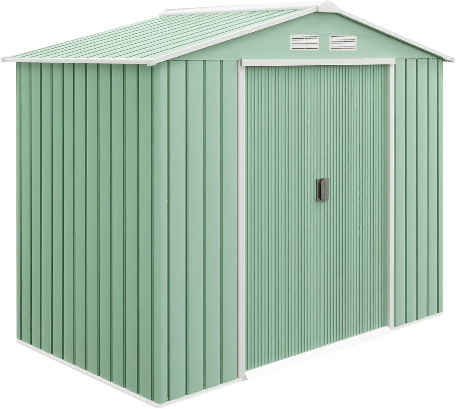 Outsunny Abri de Jardin en métal 2,77 m² cabane de Jardin 213 x 130 x