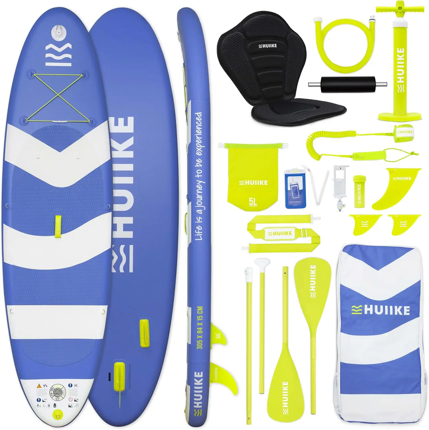 HUIIKE Paddle Gonflable Adulte avec Accessoires Inclus