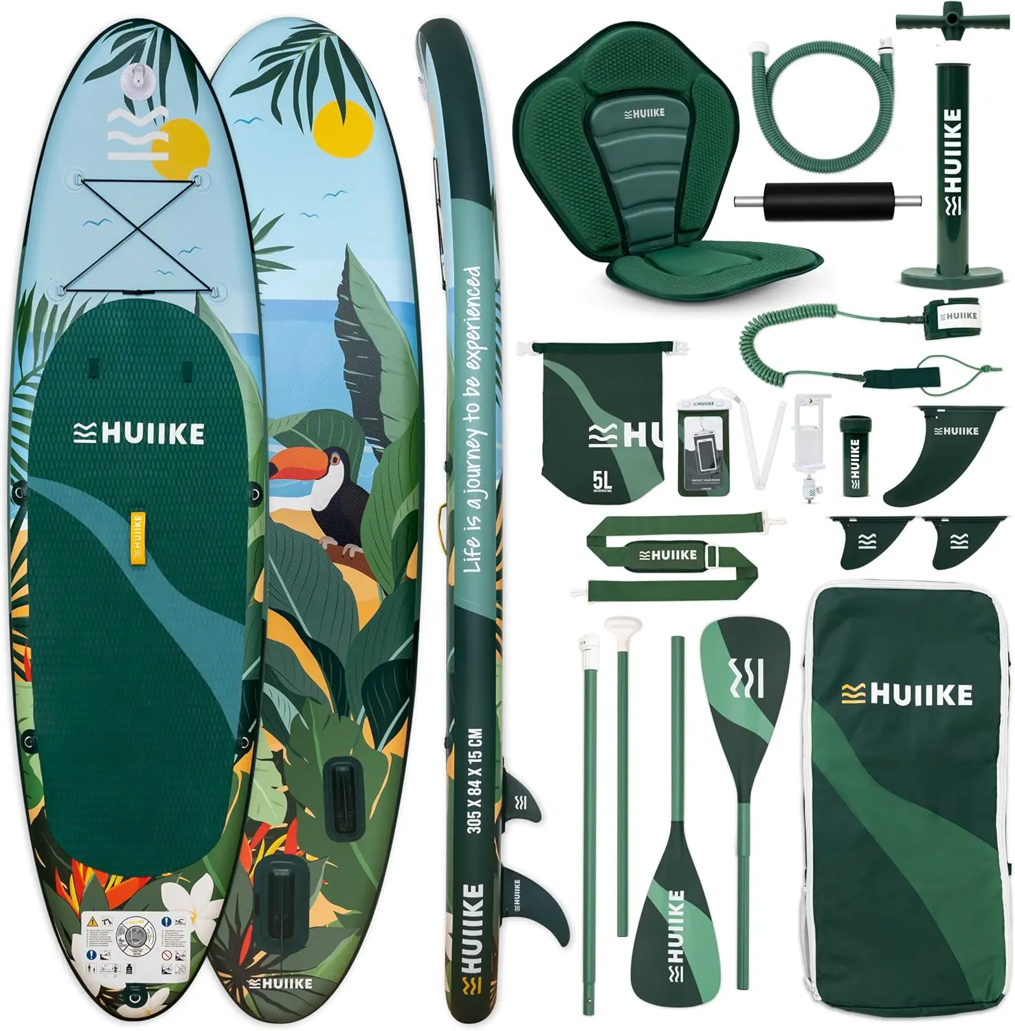 HUIIKE Paddle Gonflable Adulte avec Accessoires Inclus