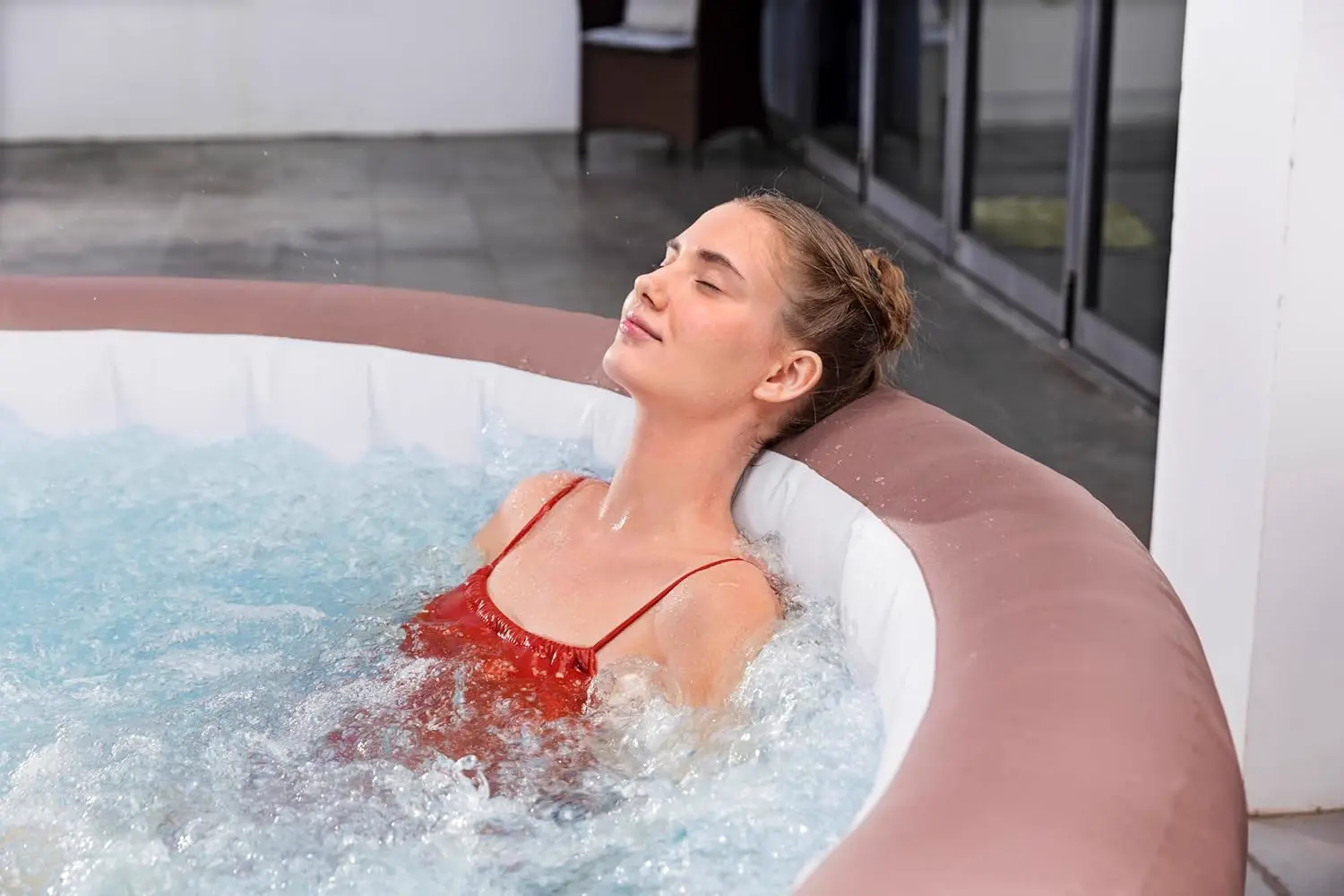 Spa gonflable 4 personnes 6 places 196 x 71 cm vue 6