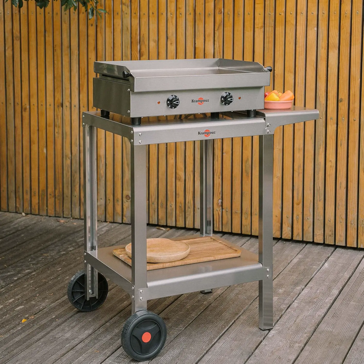 Plancha en acier 54 x 33 cm vue 3