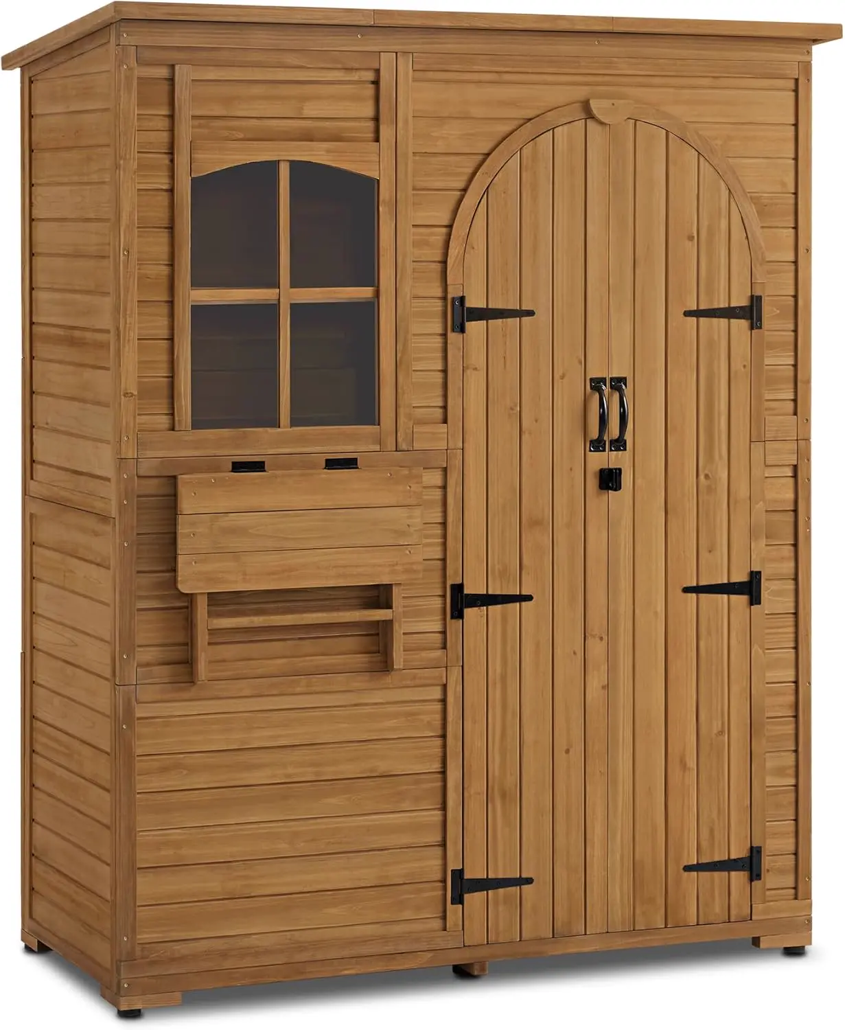 M MCombo Armoire de Jardin Armoire à Outils en Bois résistante