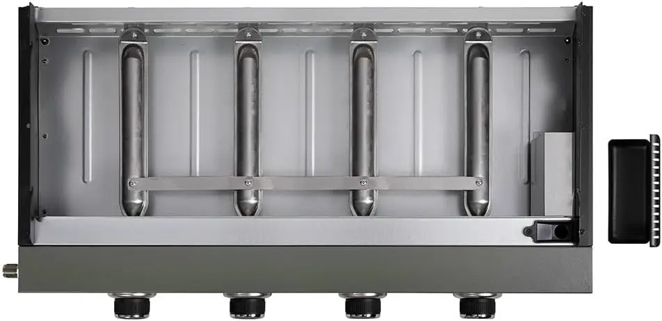 Plancha 12 places en acier 78,5 x 34,5 cm vue 6