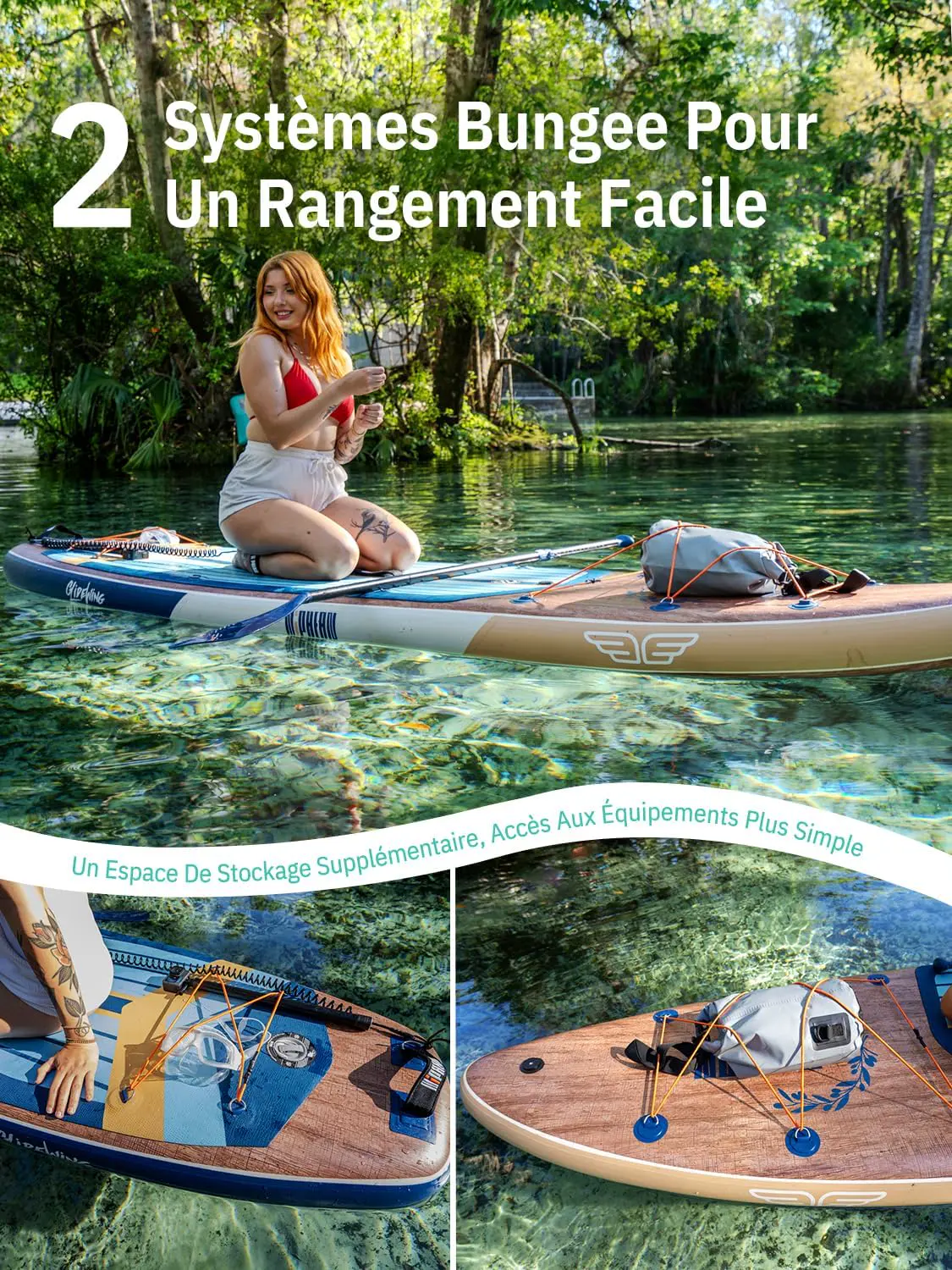 Paddle gonflable 2 places 83X15cm vue 6