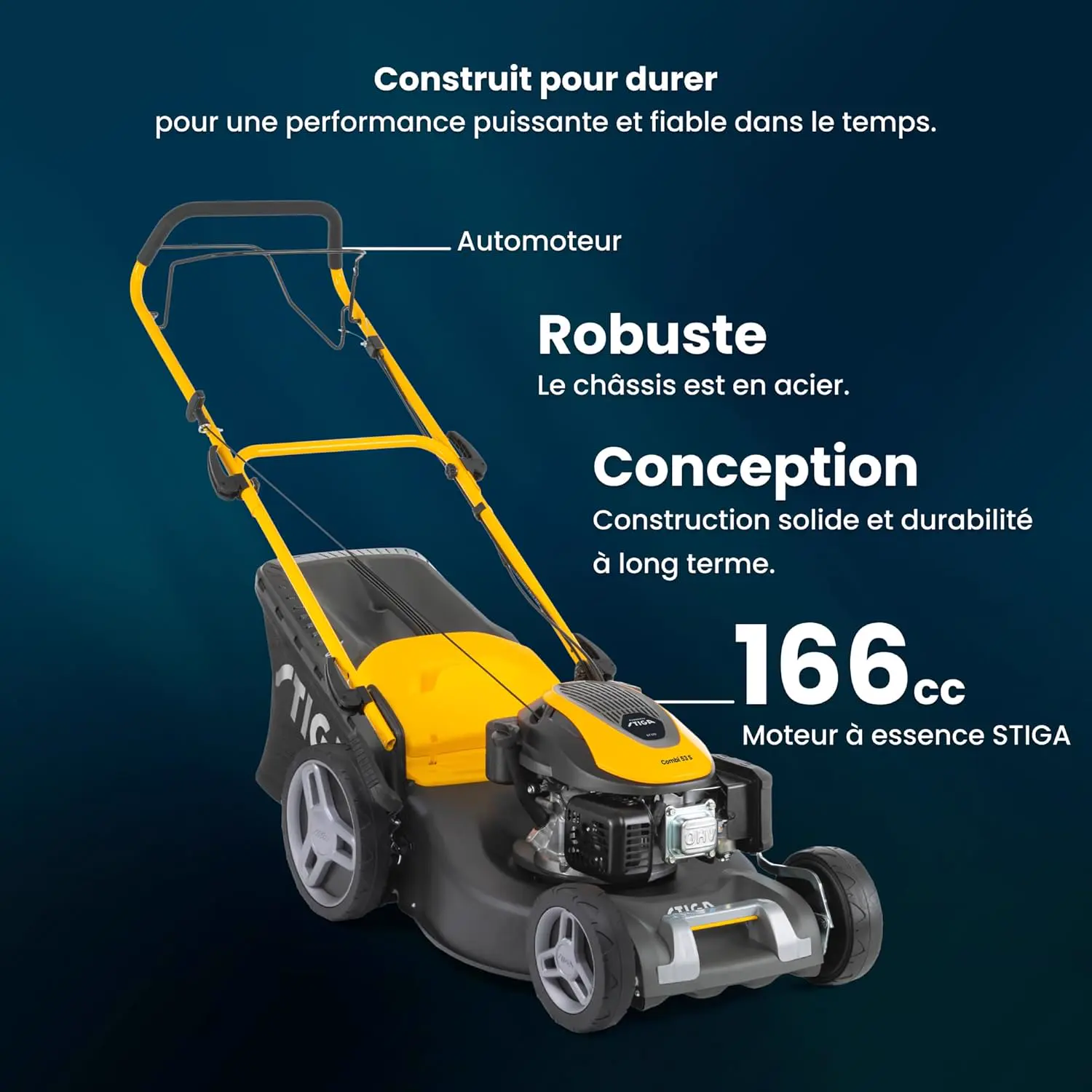 Tondeuse autoportée 800 m² vue 2