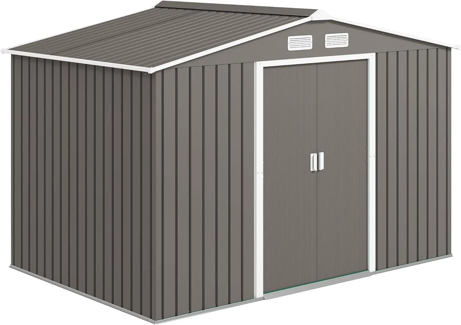 Outsunny Abri de Jardin en Acier galvanisé XXL 5,4 m² avec kit