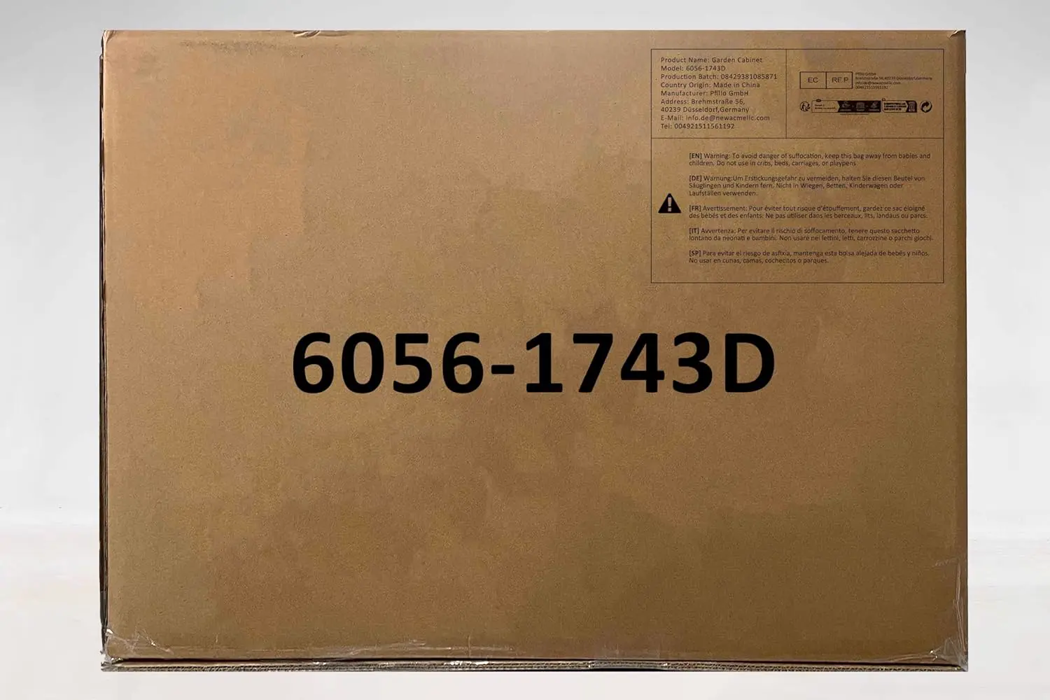 Abri de jardin en bois en bois 143 × 200 cm vue 9