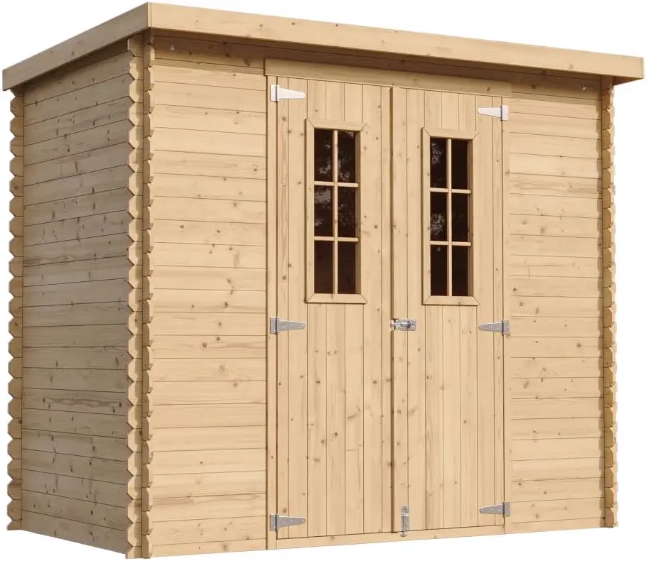 Abri de Jardin en Bois - Stockage extérieur l239xL142xH200cm/2.63 m2