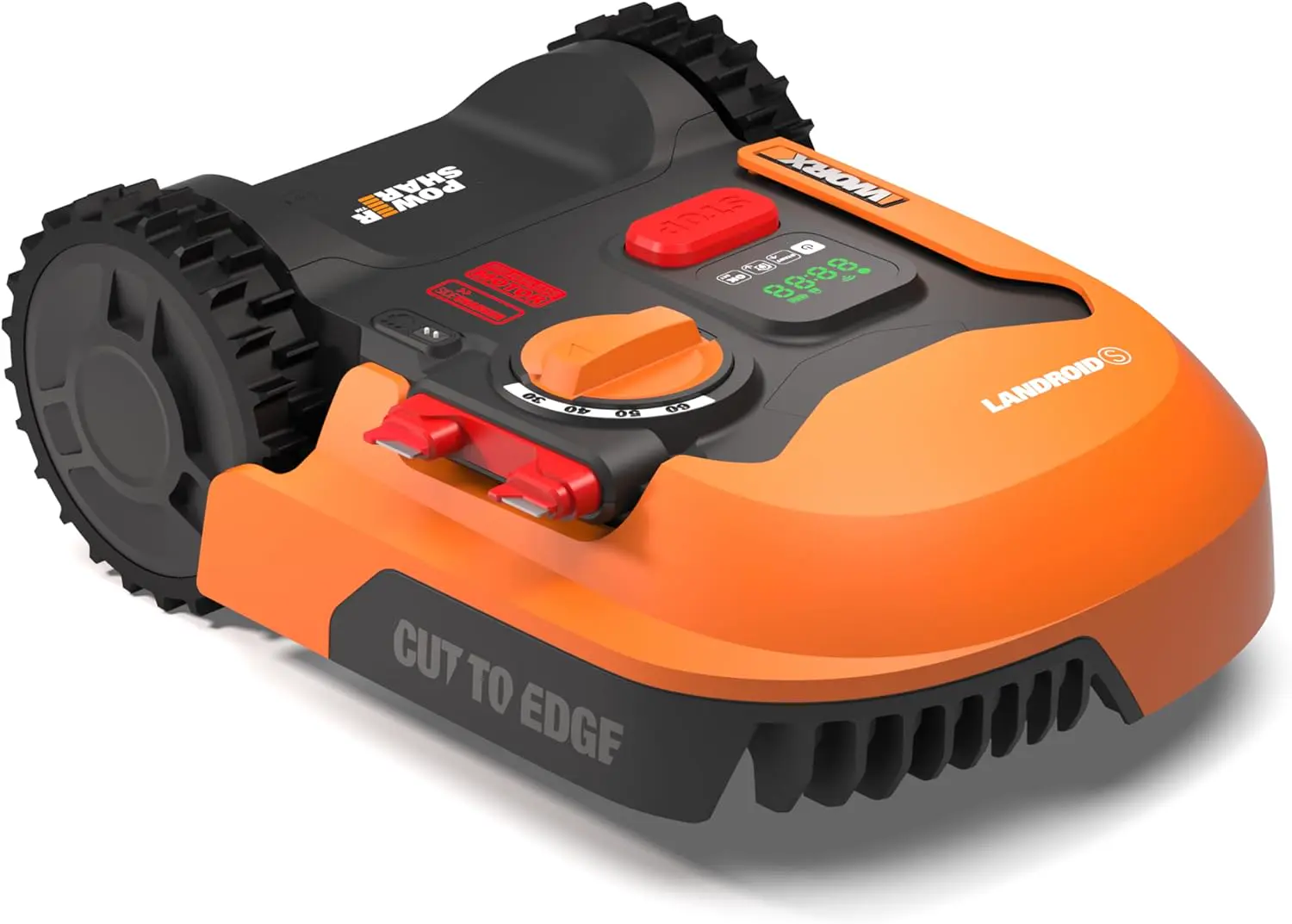 Robot tondeuse orange 300 m² vue 1