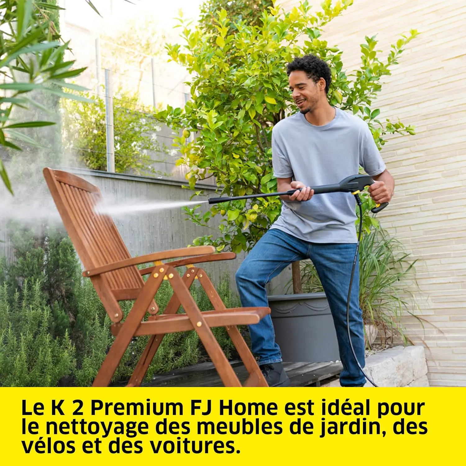 Nettoyeur haute pression noir 20 m² vue 2