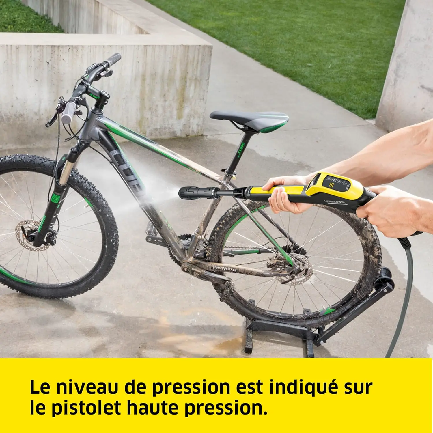 Nettoyeur haute pression en aluminium noir 80 m² vue 3
