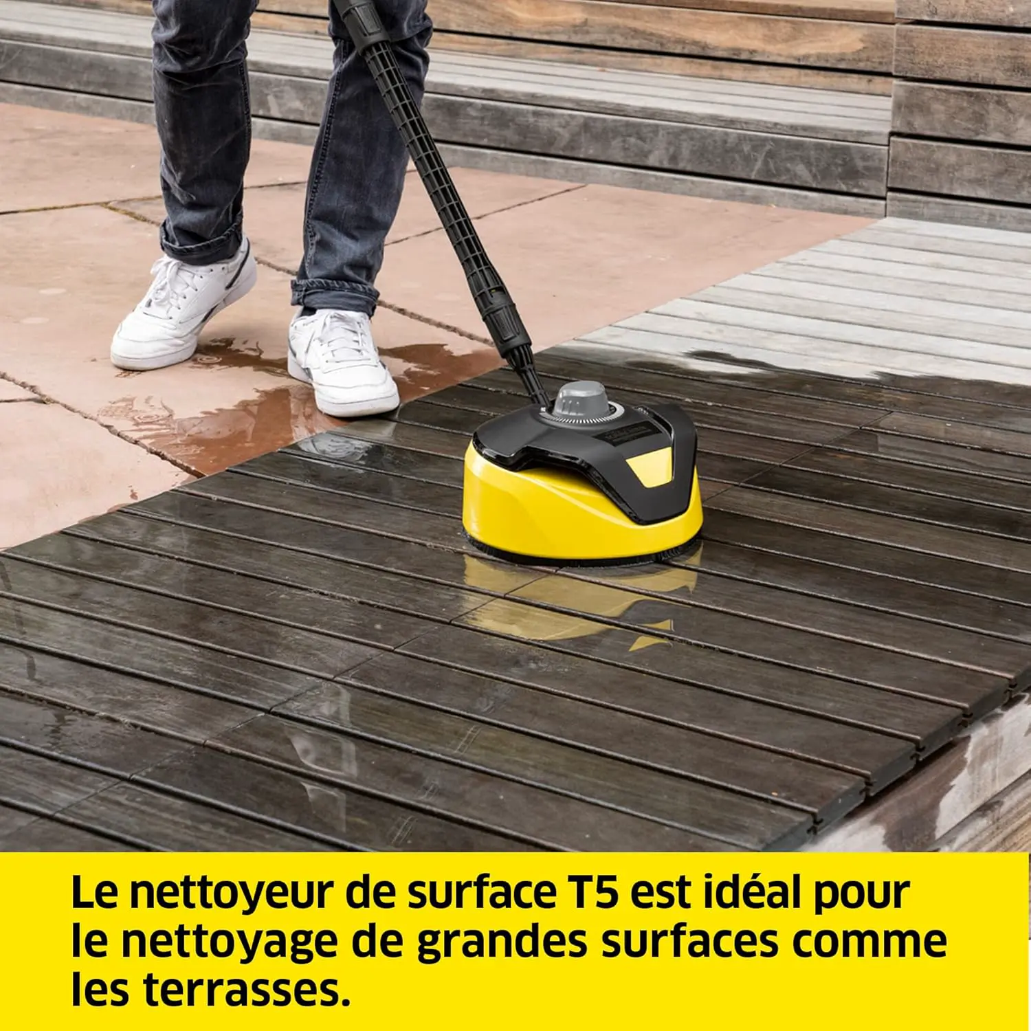 Nettoyeur haute pression en aluminium noir 80 m² vue 6