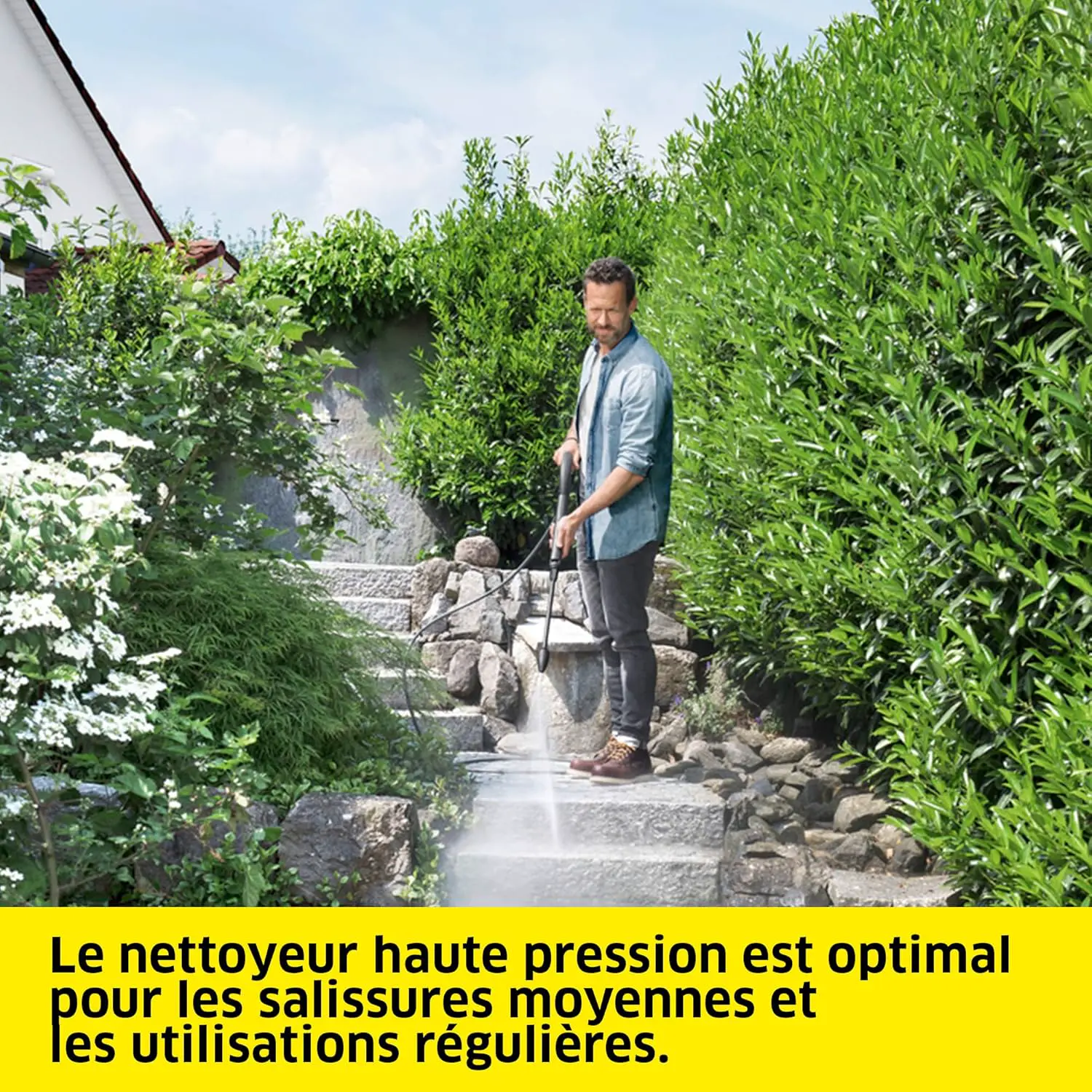 Nettoyeur haute pression noir 40 m² vue 2