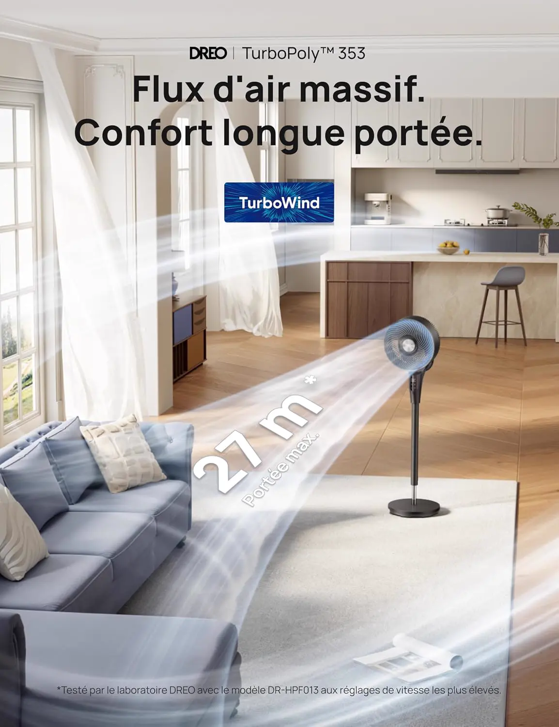 Ventilateur DREO Ventilateur sur Pied Silencieux pour Chambre… vue 2