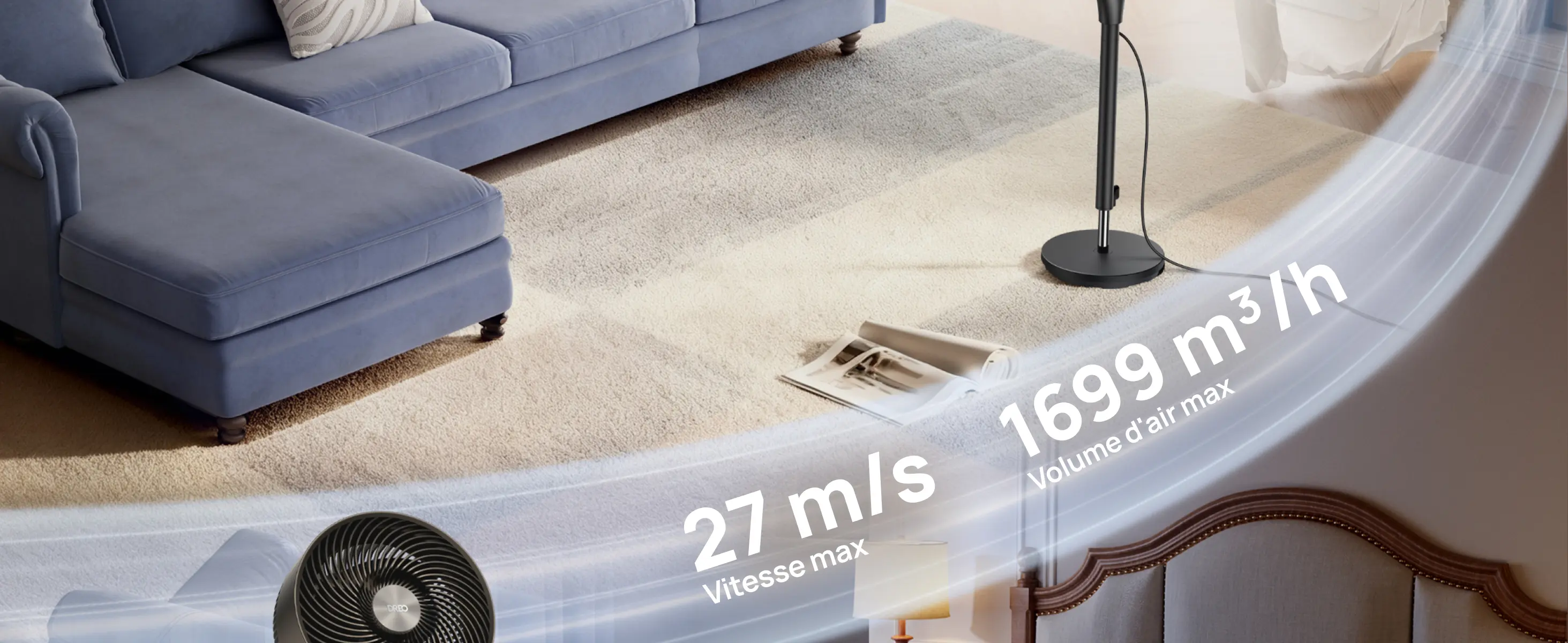 Ventilateur DREO Ventilateur sur Pied Silencieux pour Chambre… — contenu détaillé 2