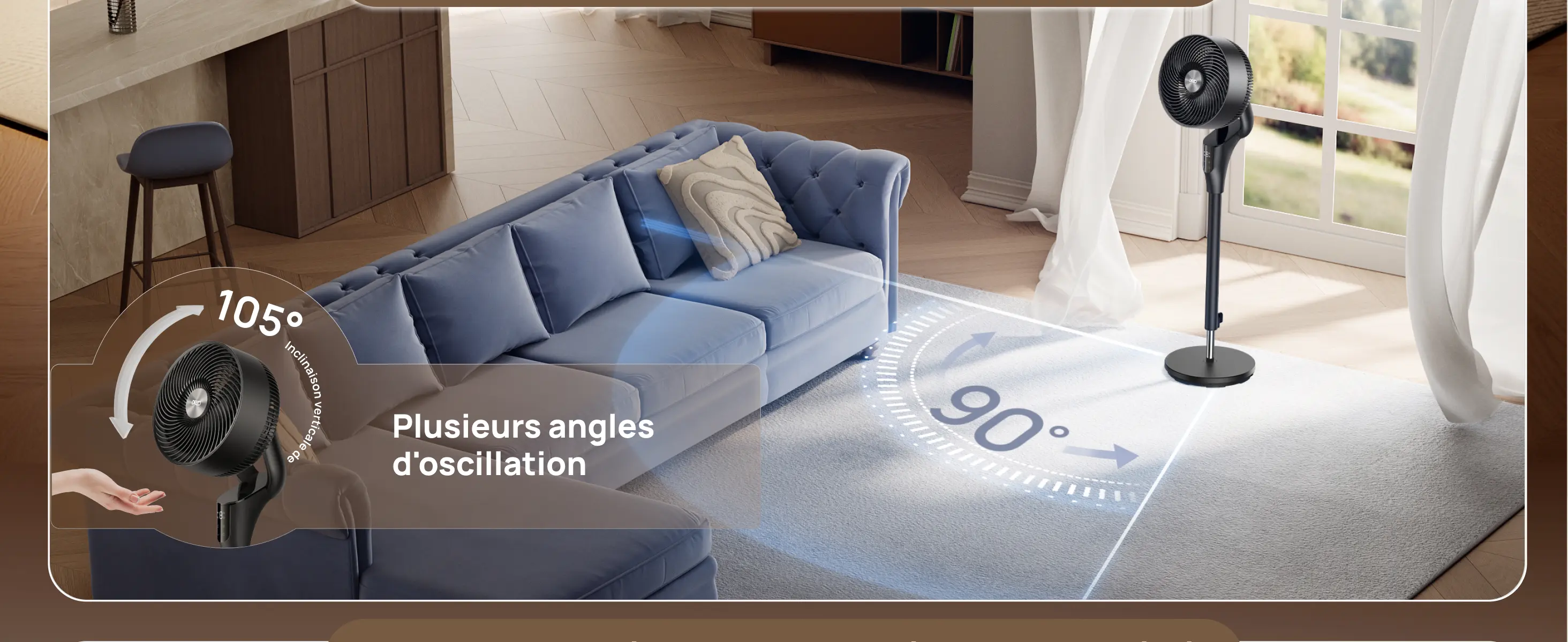Ventilateur DREO Ventilateur sur Pied Silencieux pour Chambre… — contenu détaillé 4