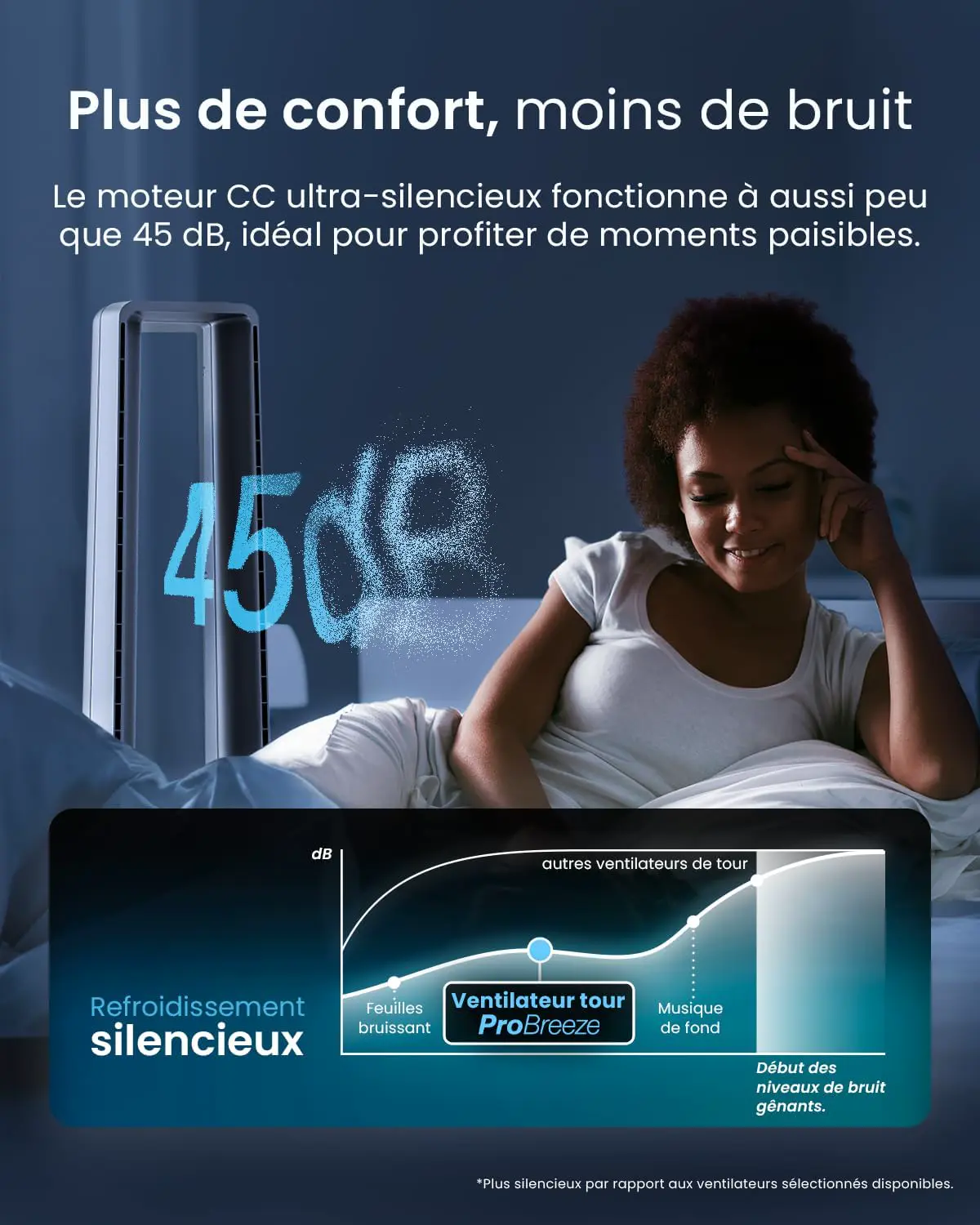 Ventilateur en métal naturel vue 7